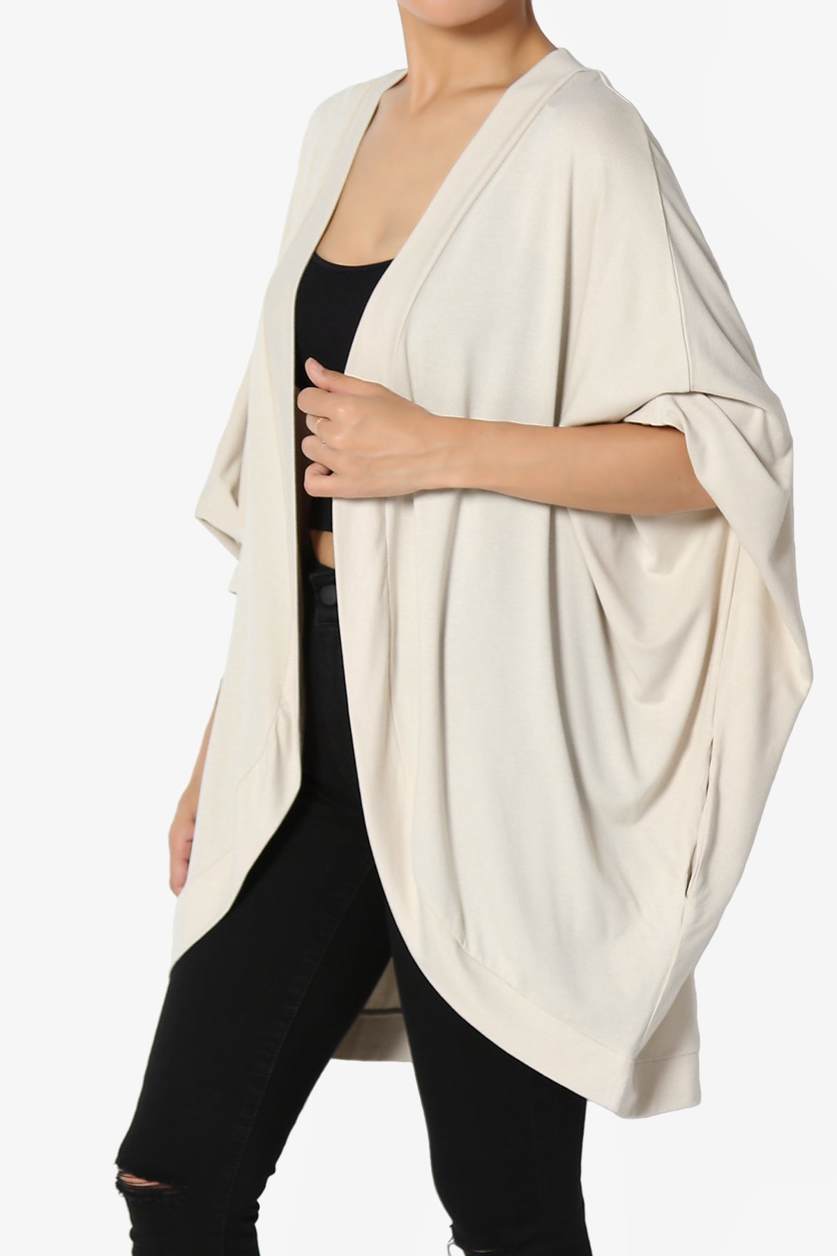 Lourde Cocoon Batwing Sleeve Cardigan
