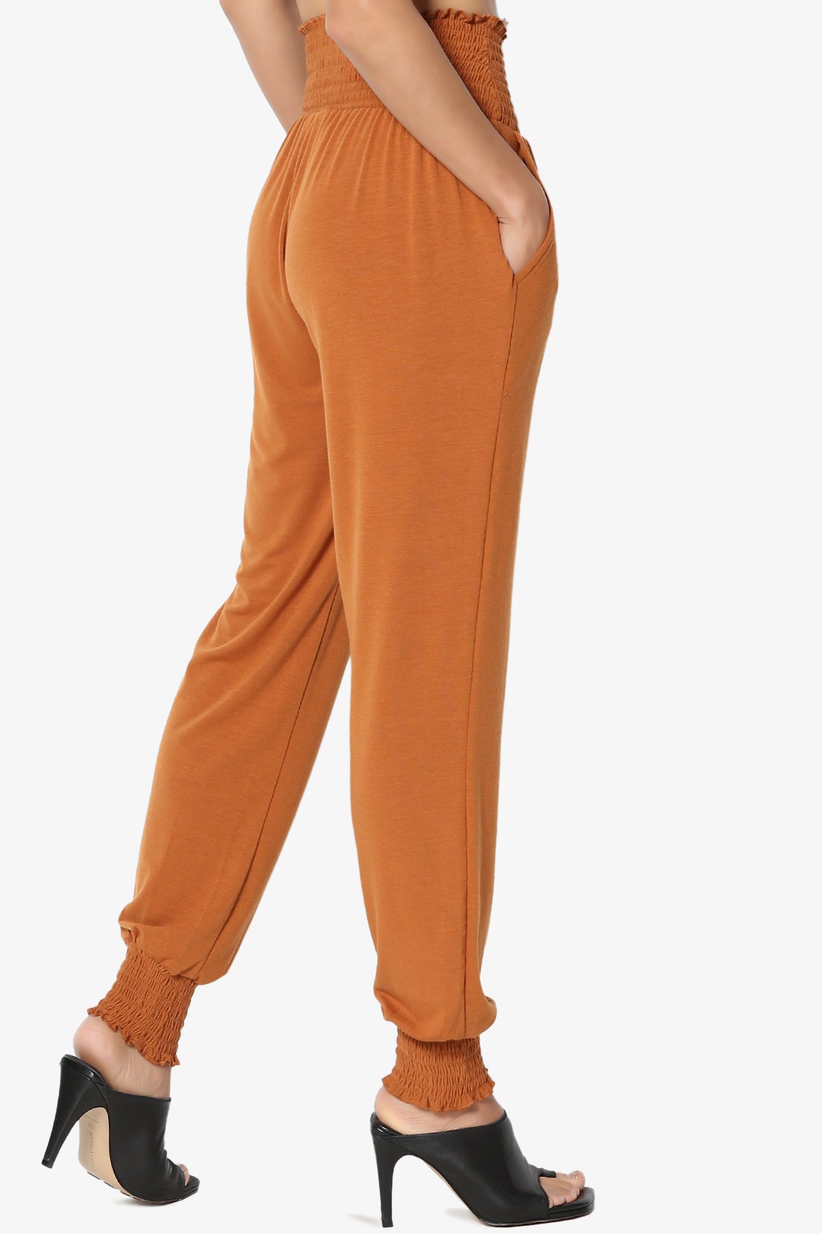 Estella Smocked Waist & Cuff Harem Pants