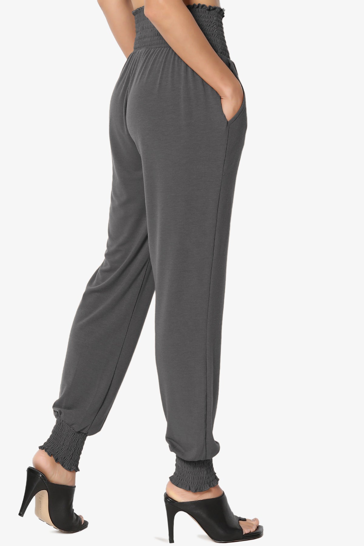 Estella Smocked Waist & Cuff Harem Pants