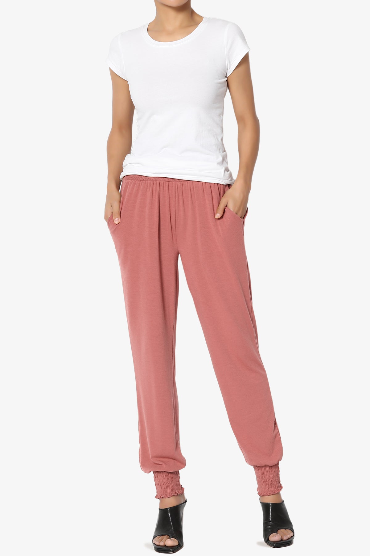 Estella Smocked Waist & Cuff Harem Pants