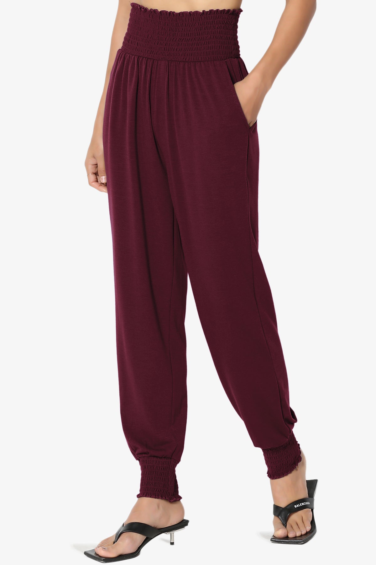 Estella Smocked Waist & Cuff Harem Pants