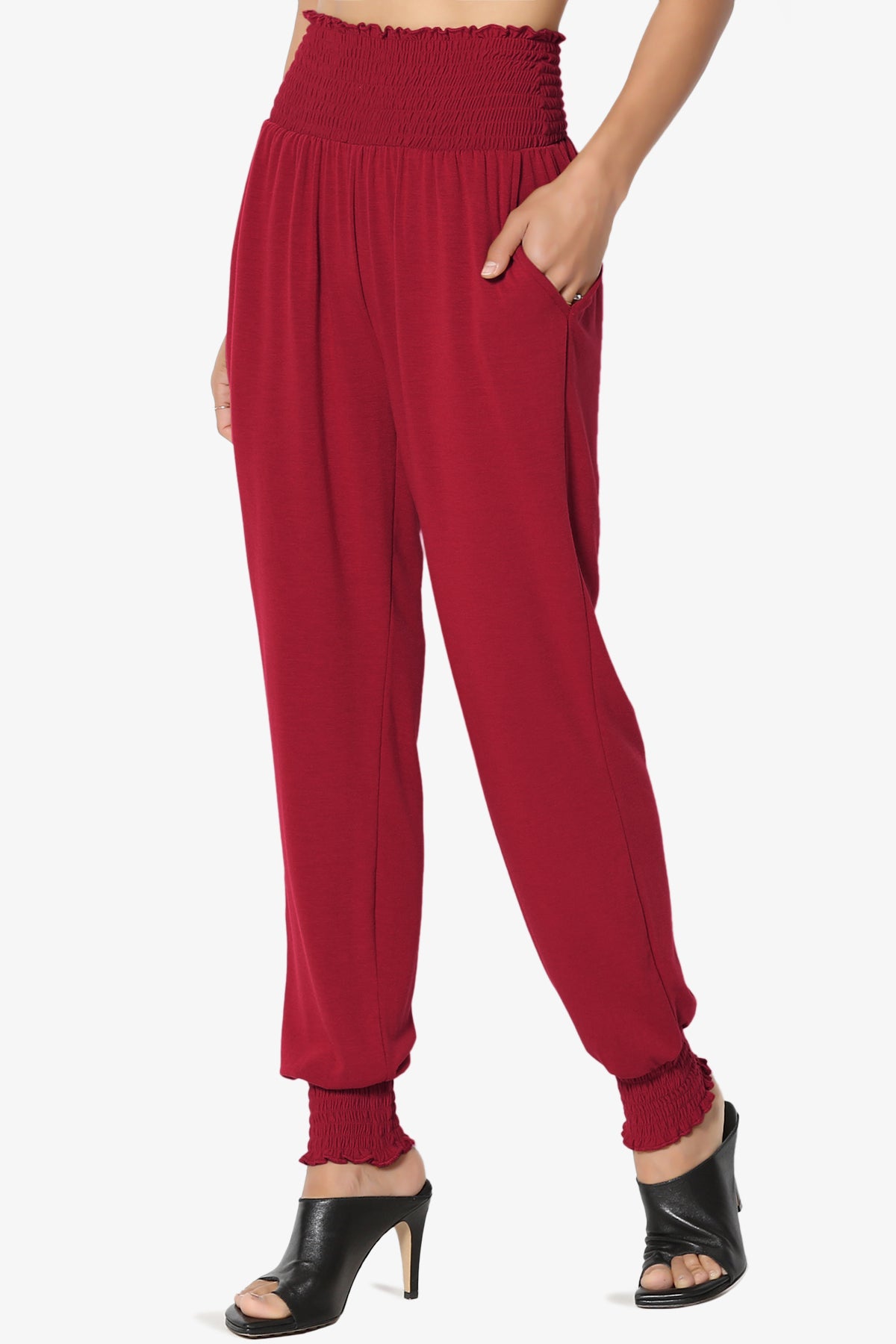 Estella Smocked Waist & Cuff Harem Pants
