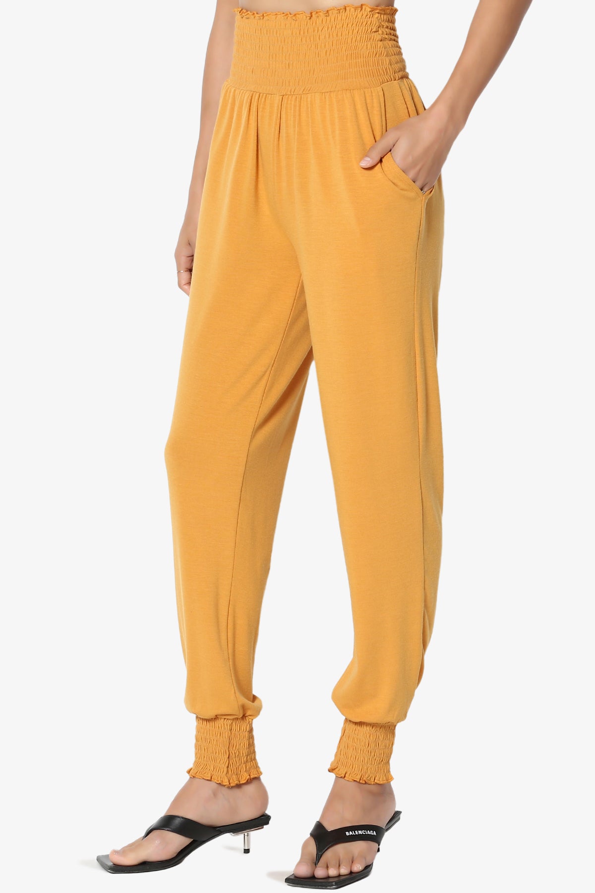 Estella Smocked Waist & Cuff Harem Pants