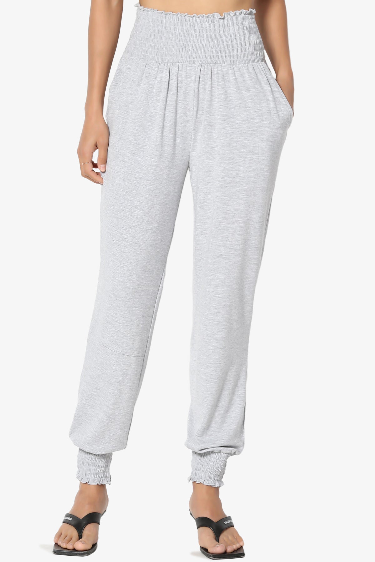 Estella Smocked Waist & Cuff Harem Pants