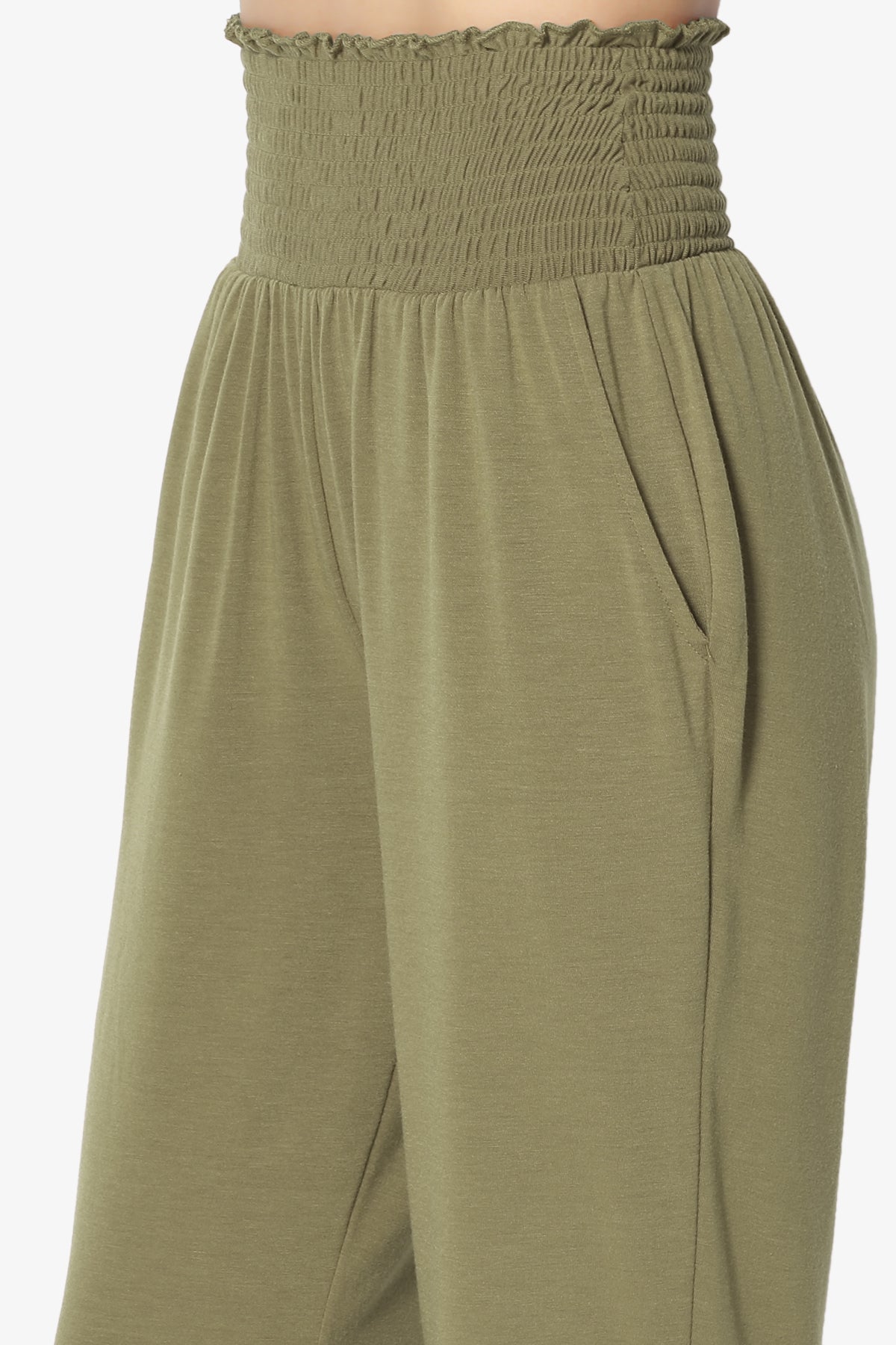 Estella Smocked Waist & Cuff Harem Pants