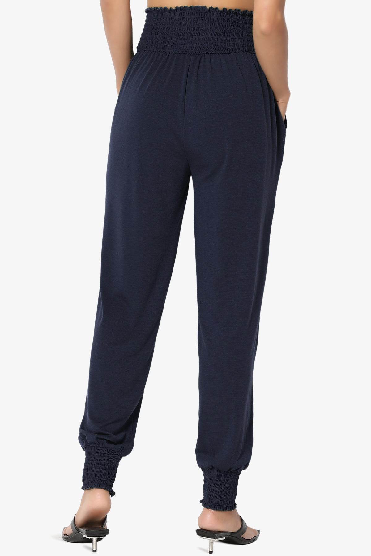 Estella Smocked Waist & Cuff Harem Pants PLUS