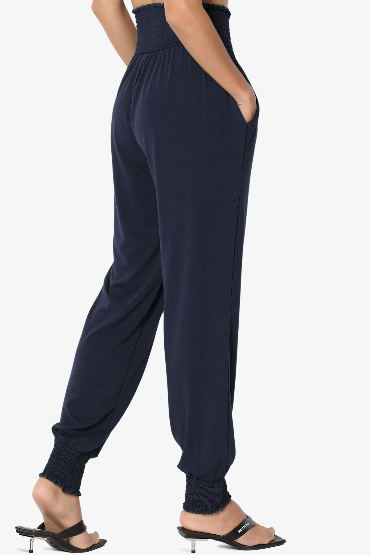 Estella Smocked Waist & Cuff Harem Pants