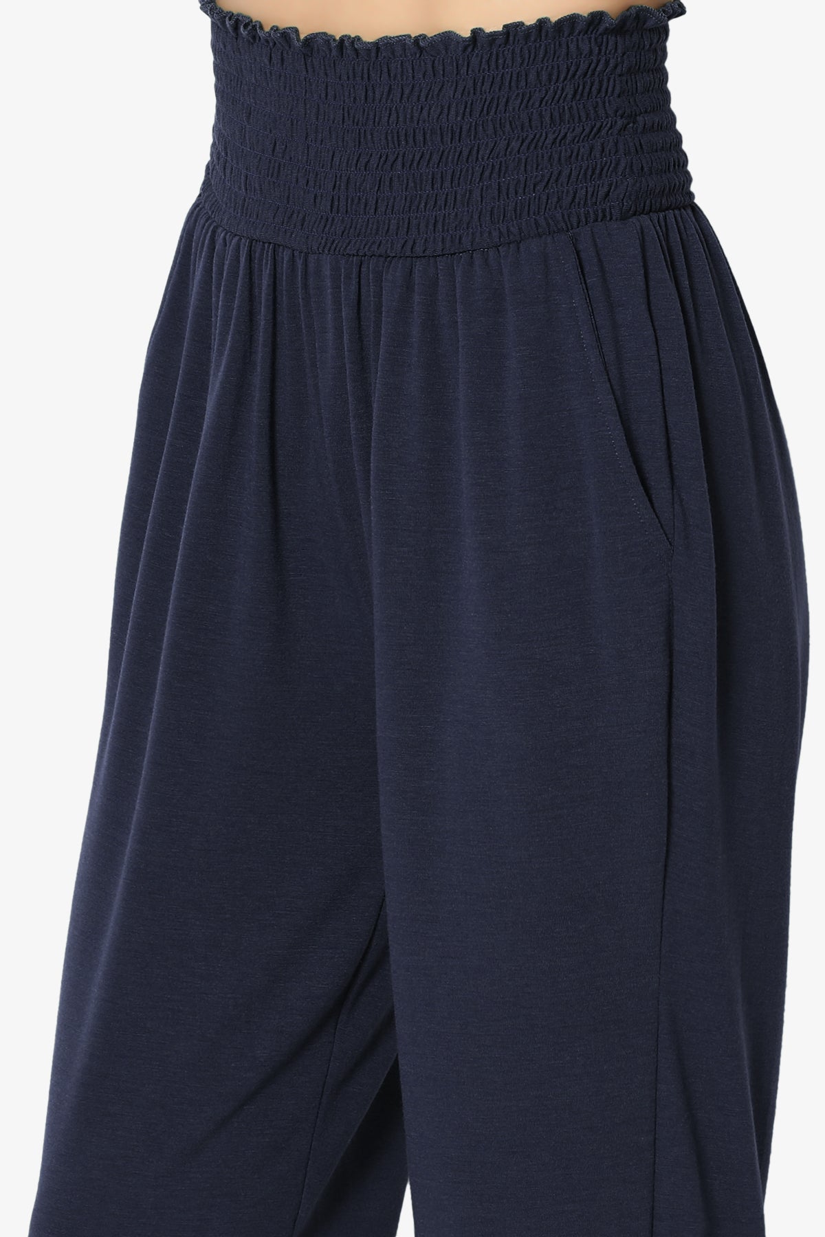 Estella Smocked Waist & Cuff Harem Pants PLUS