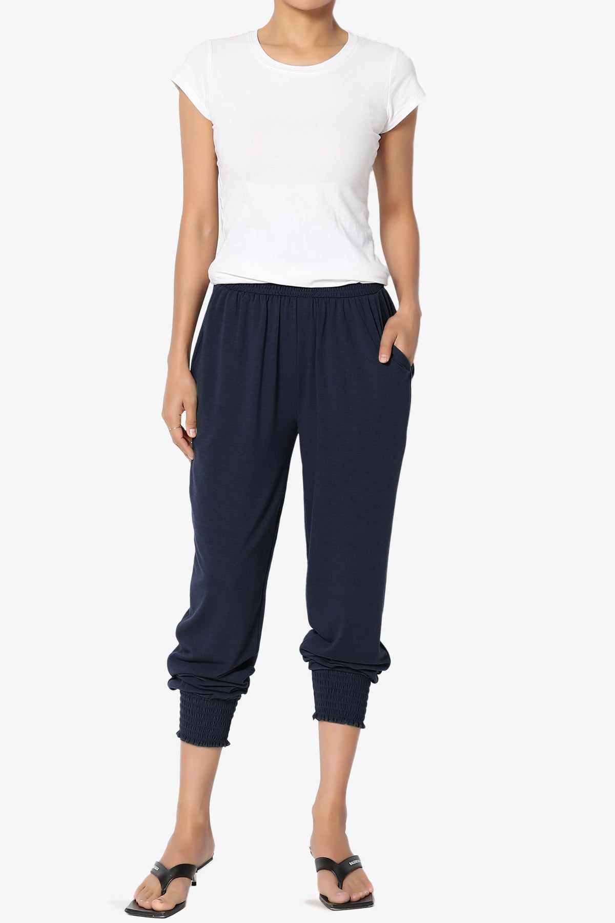 Estella Smocked Waist & Cuff Harem Pants