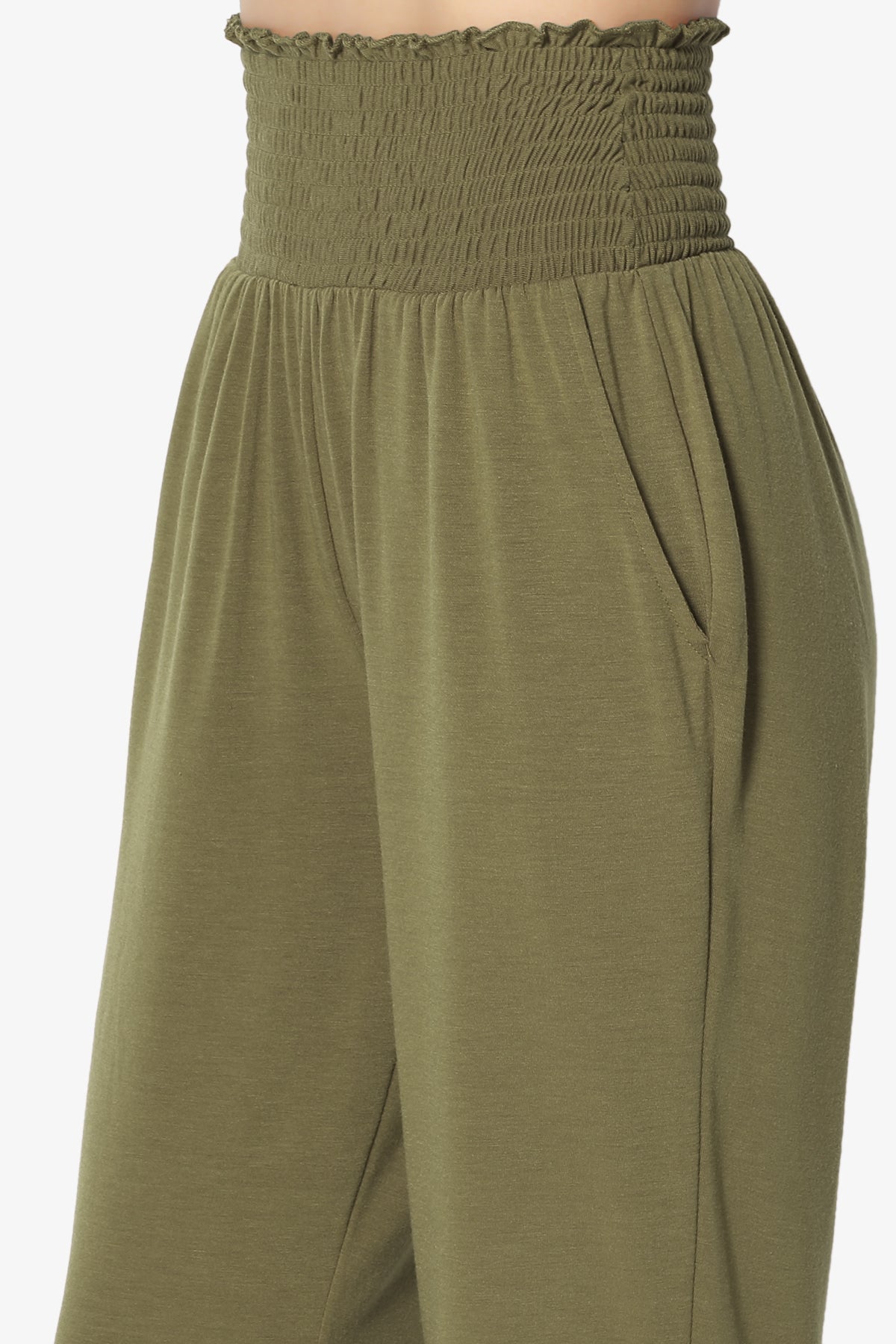 Estella Smocked Waist & Cuff Harem Pants