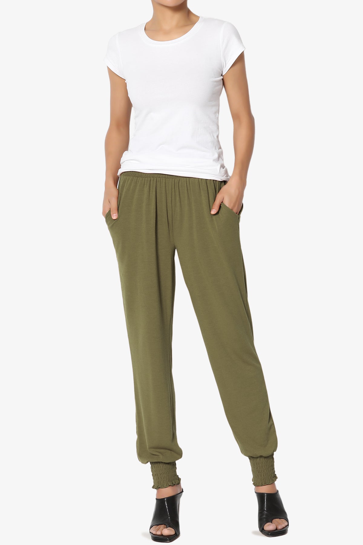 Estella Smocked Waist & Cuff Harem Pants