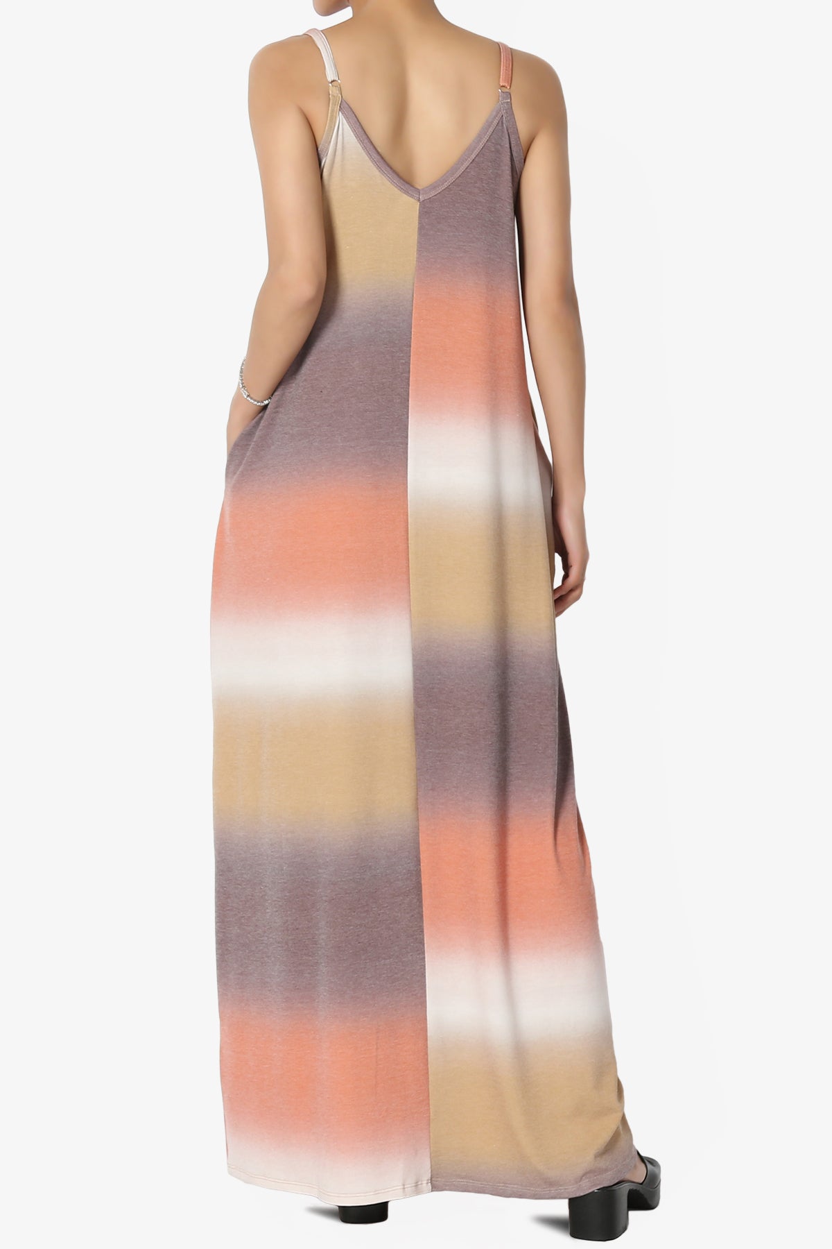 Rowan Tie Dye Spaghetti Strap Maxi Dress