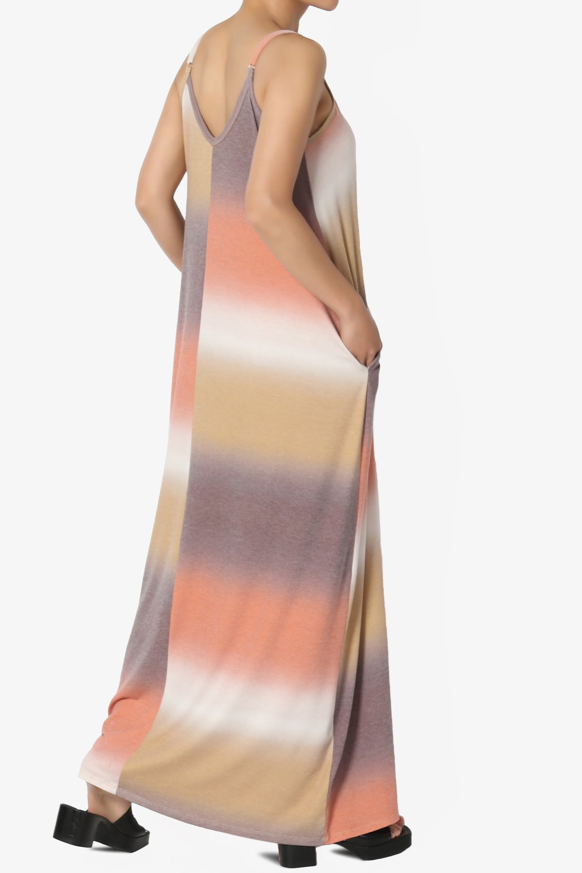 Rowan Tie Dye Spaghetti Strap Maxi Dress