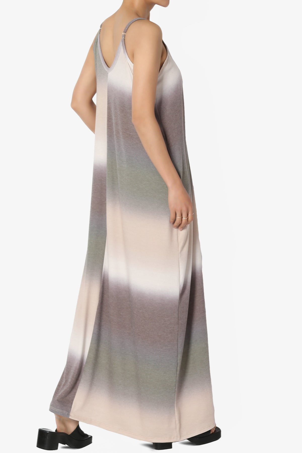 Rowan Tie Dye Spaghetti Strap Maxi Dress