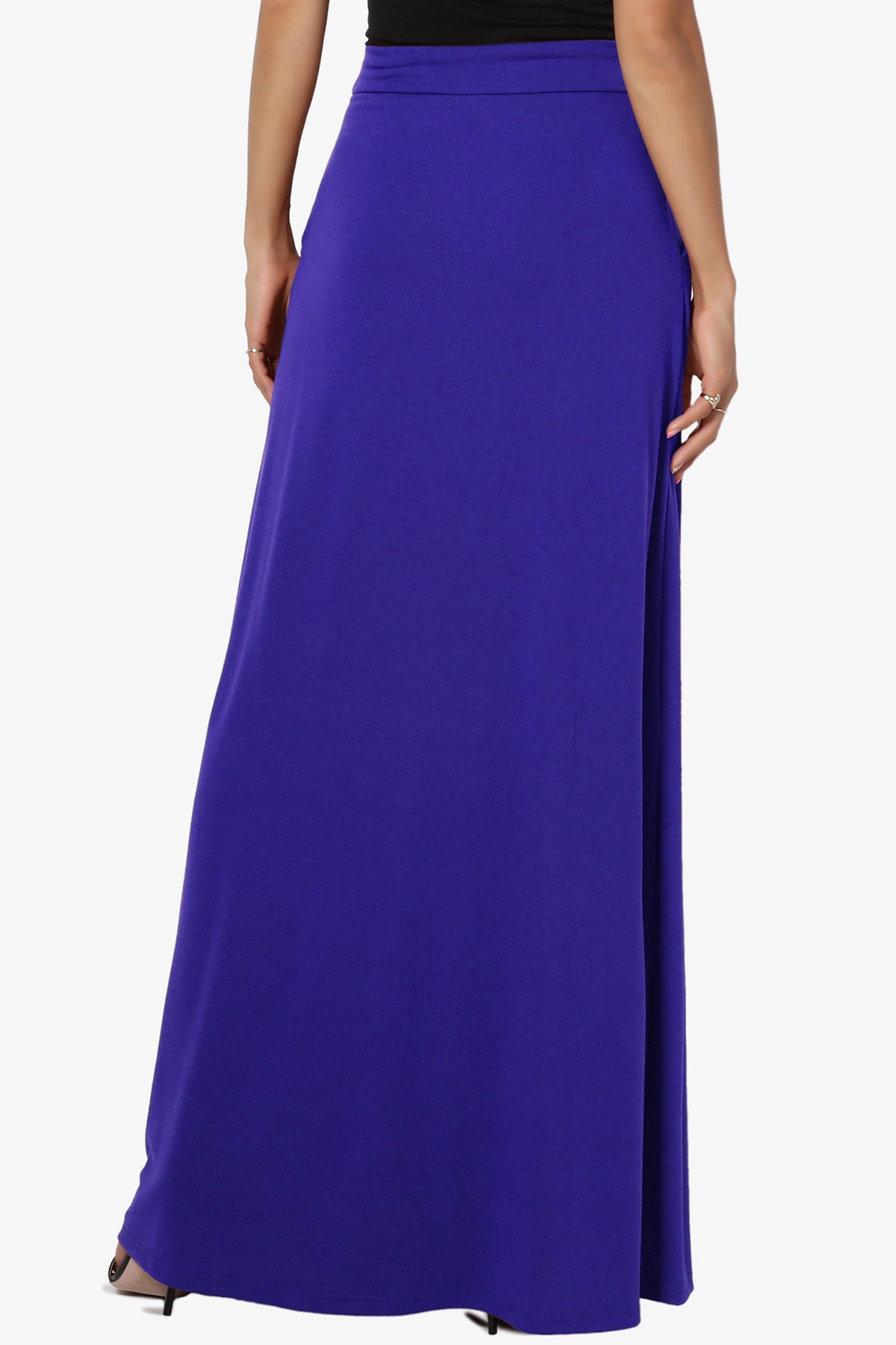 Izzie Drawstring Pocket Jersey Maxi Skirt