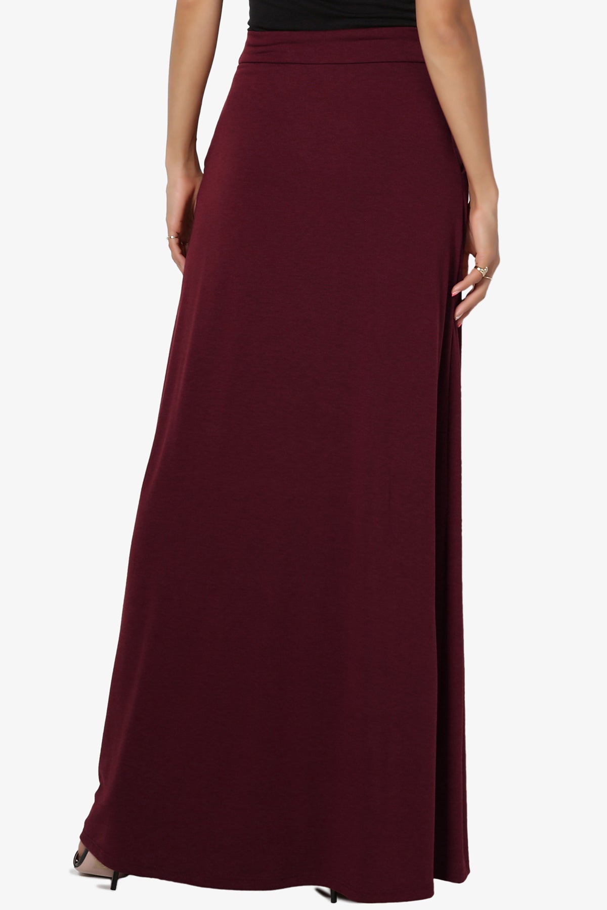 Izzie Drawstring Pocket Jersey Maxi Skirt