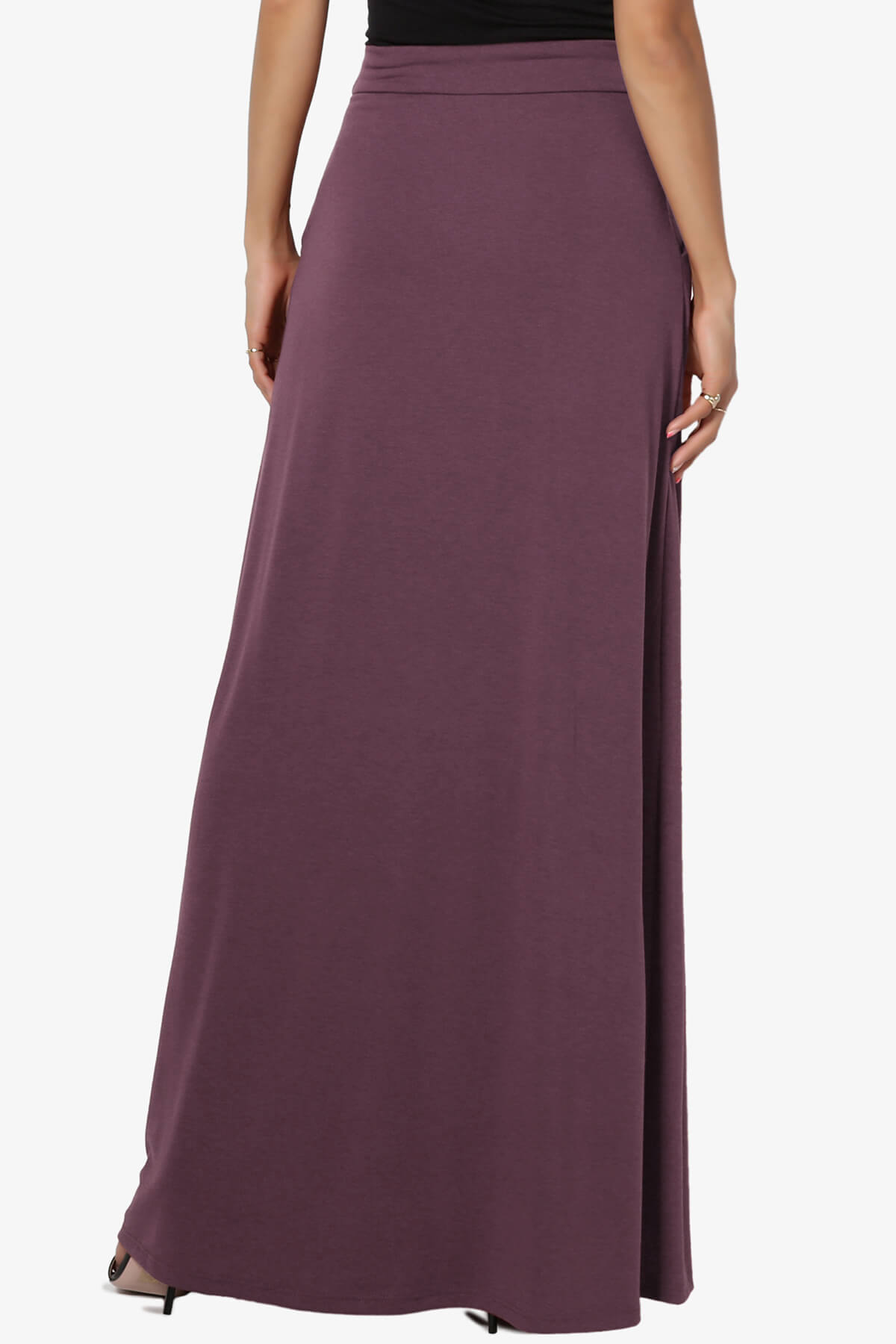 Izzie Drawstring Pocket Jersey Maxi Skirt
