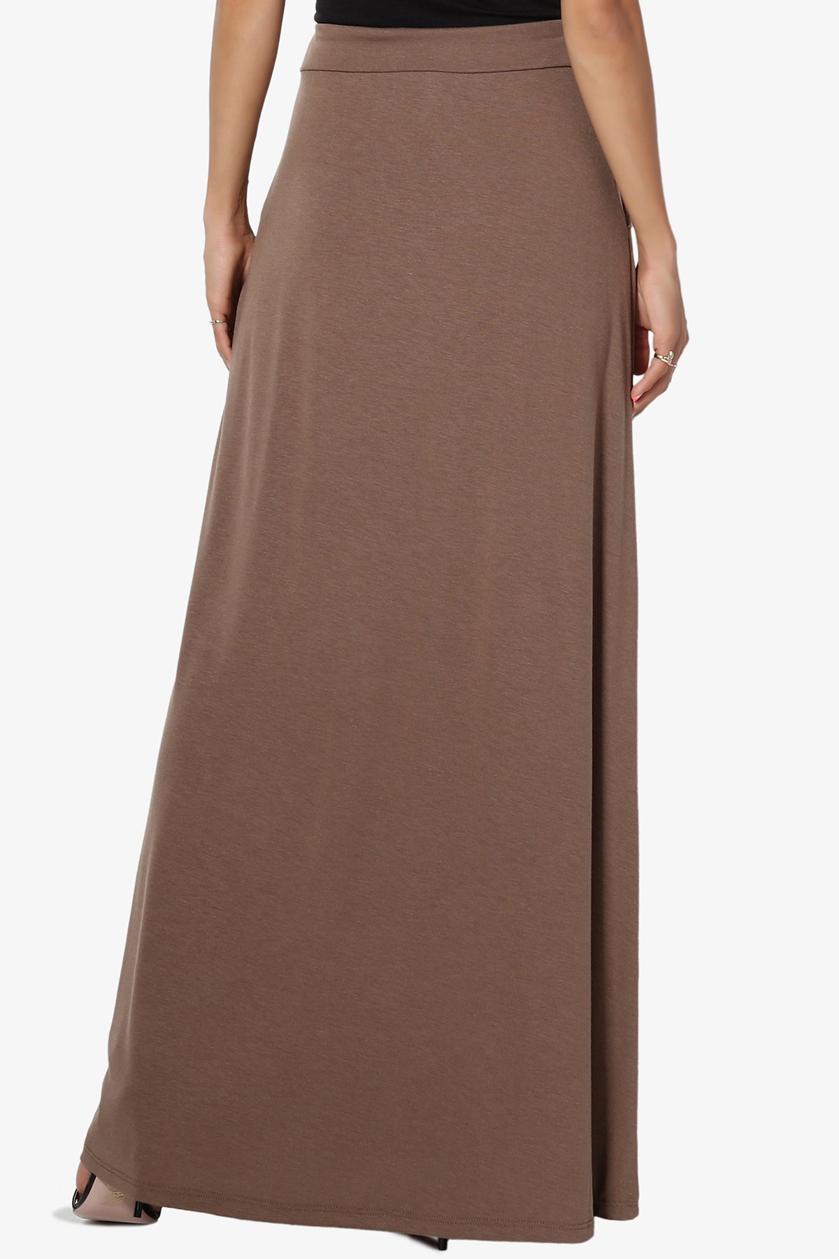 Izzie Drawstring Pocket Jersey Maxi Skirt