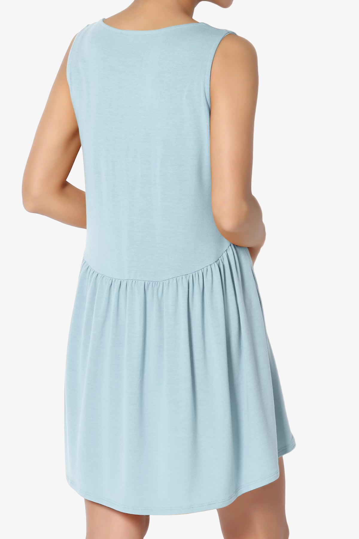 Maiika Sleeveless Babydoll Tunic Top