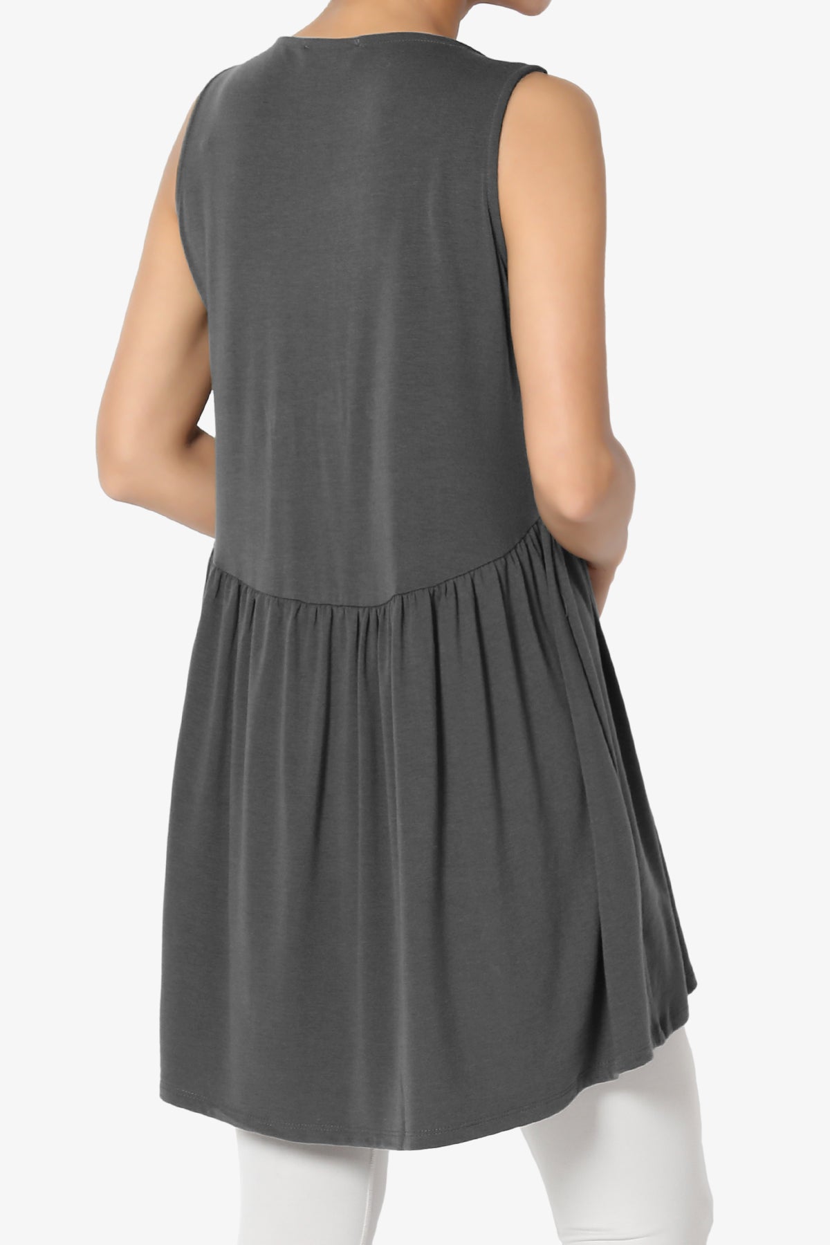 Maiika Sleeveless Babydoll Tunic Top