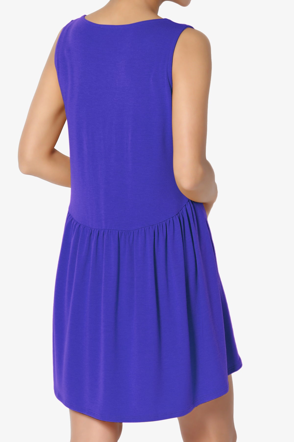 Maiika Sleeveless Babydoll Tunic Top