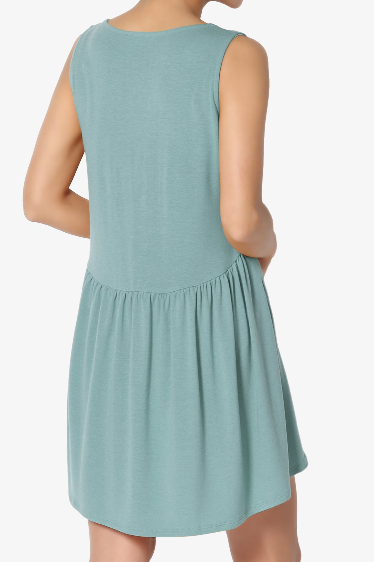 Maiika Sleeveless Babydoll Tunic Top