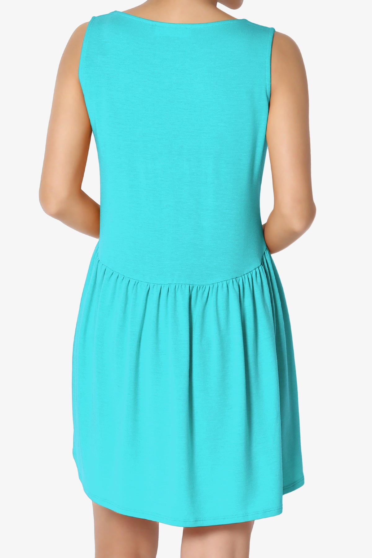 Maiika Sleeveless Babydoll Tunic Top