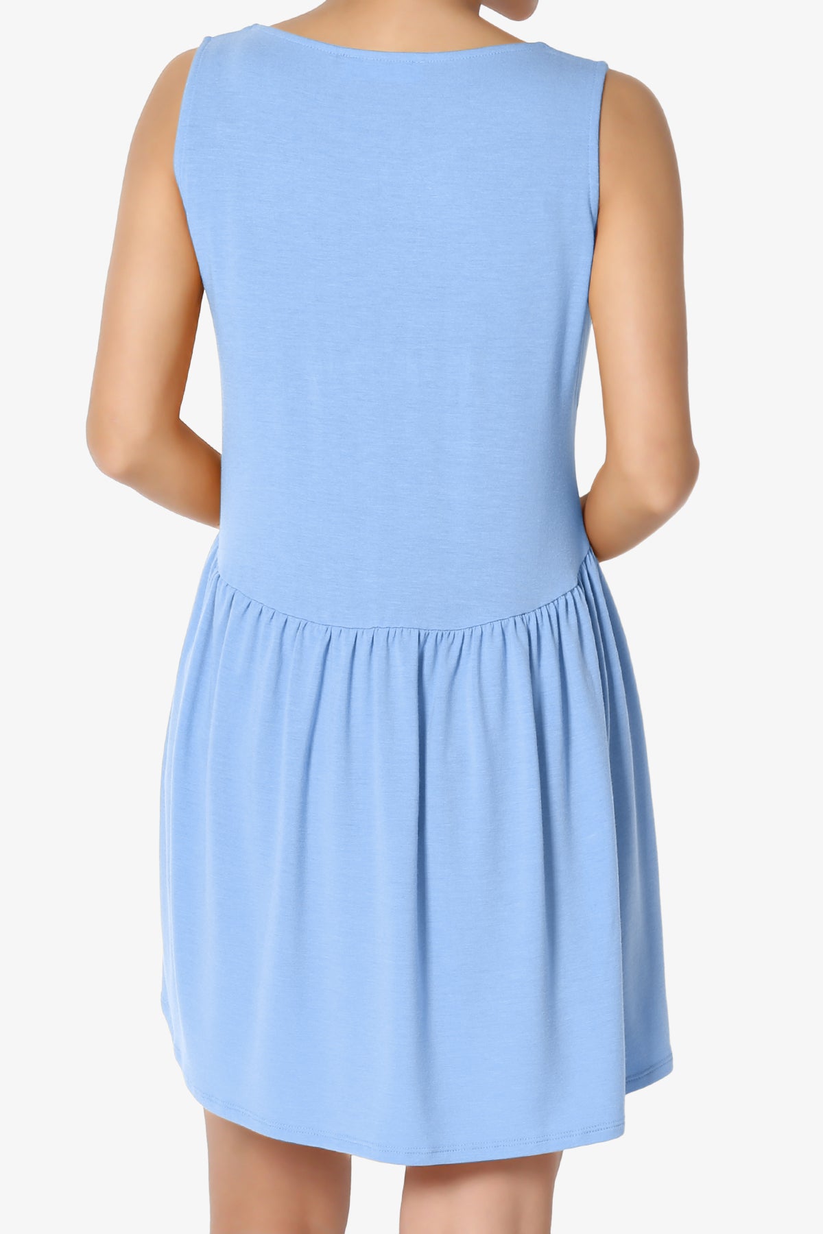 Maiika Sleeveless Babydoll Tunic Top