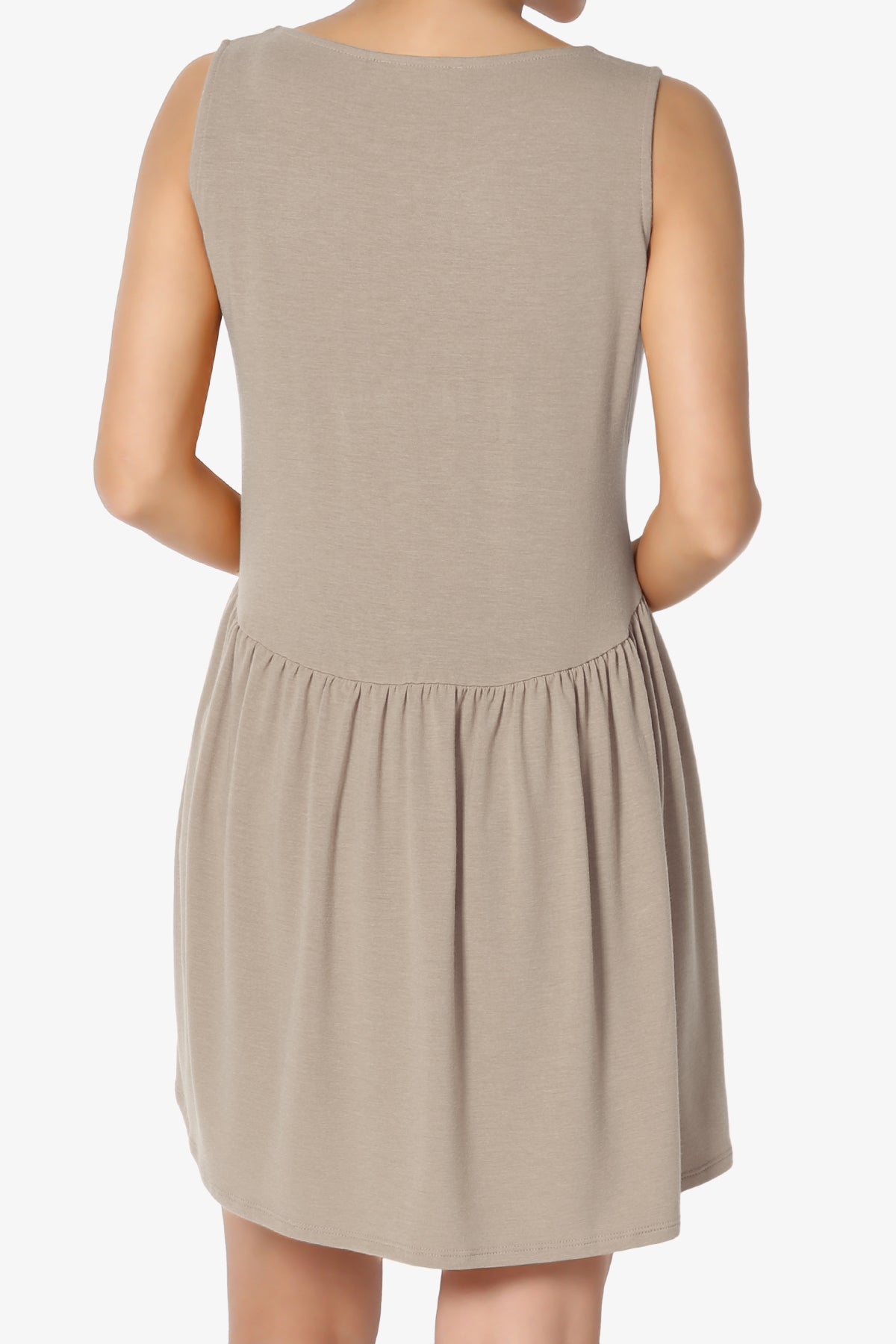 Maiika Sleeveless Babydoll Tunic Top