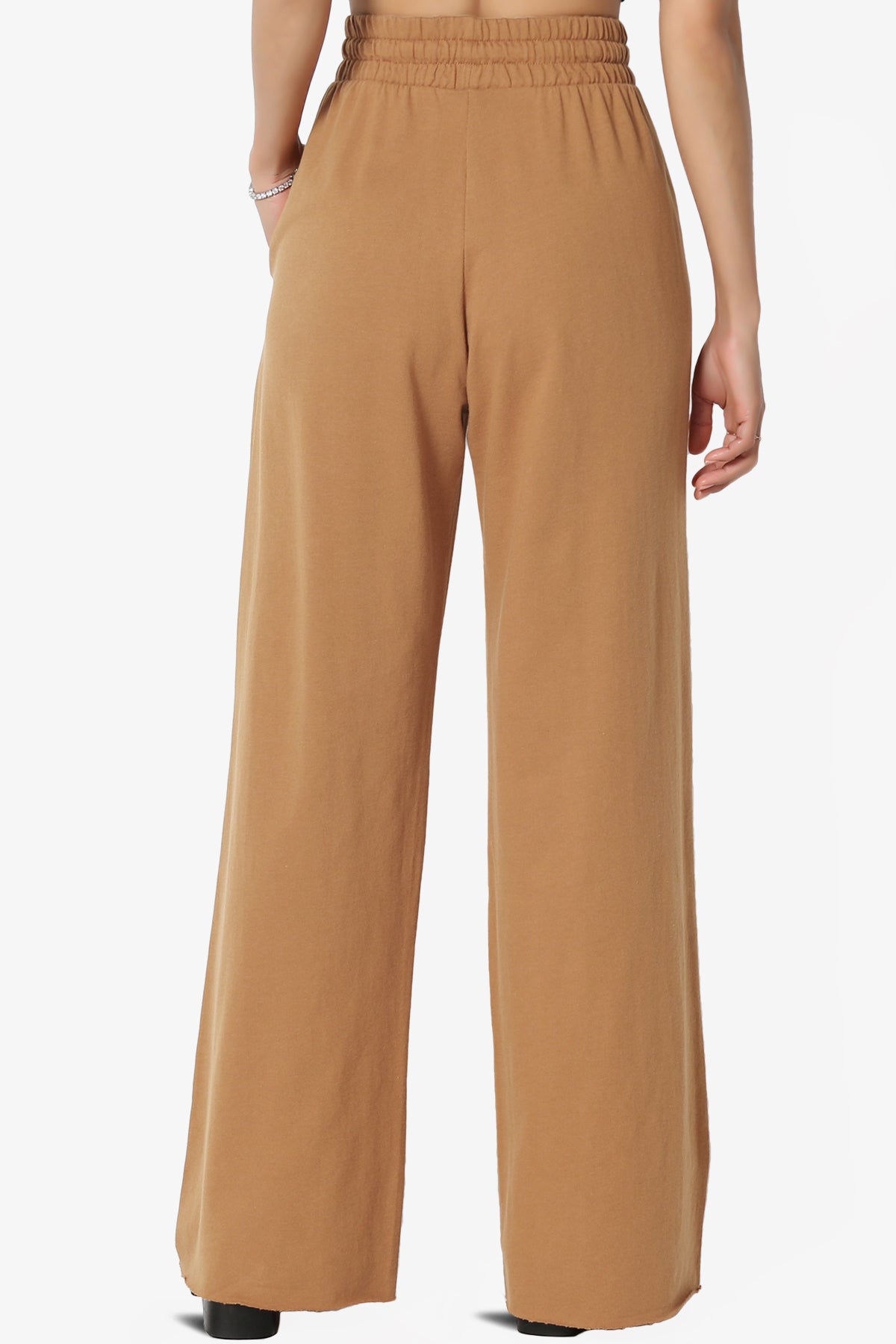 Nia Cotton Terry Wide Leg Track Pants