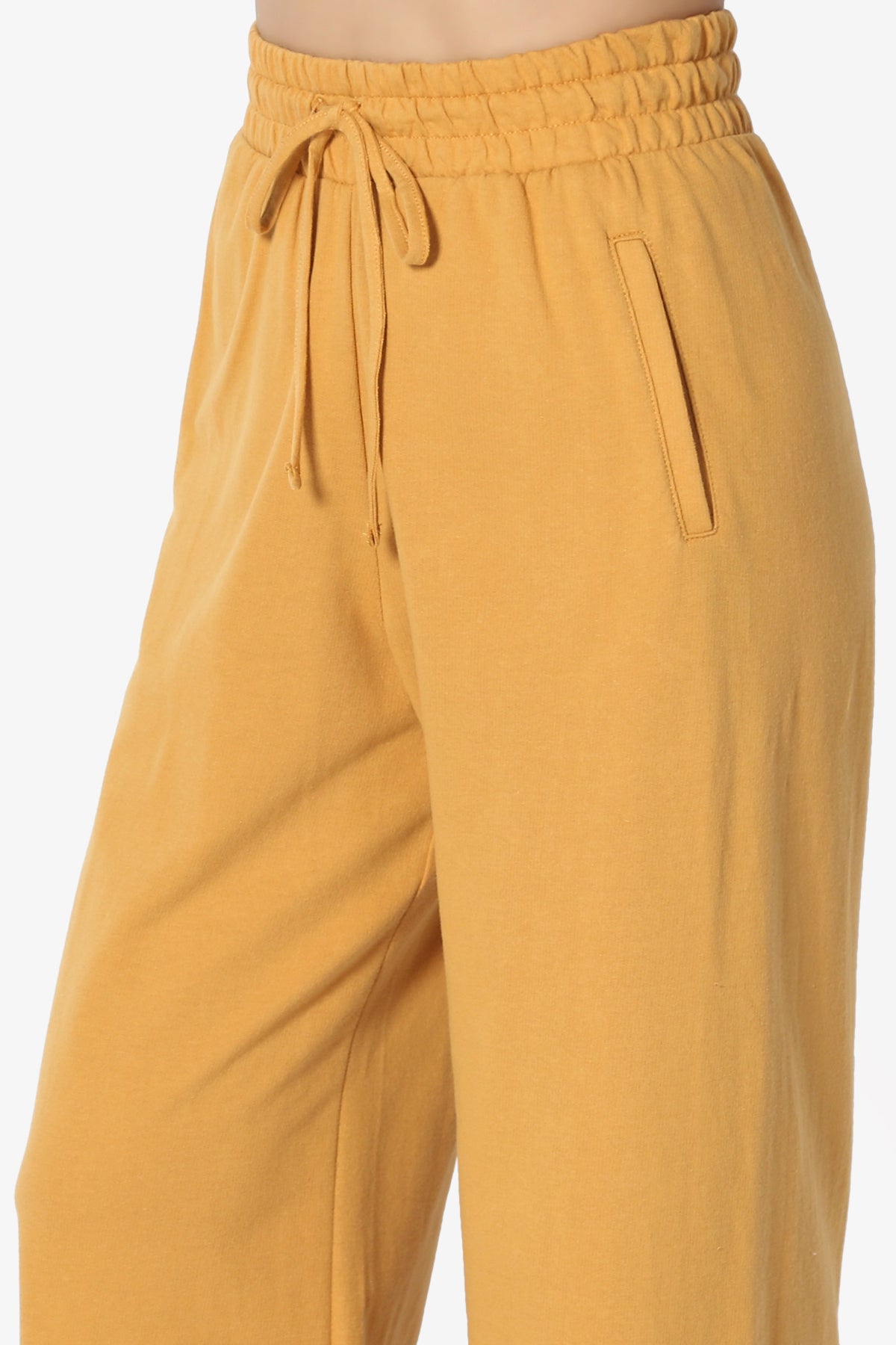 Nia Cotton Terry Wide Leg Track Pants