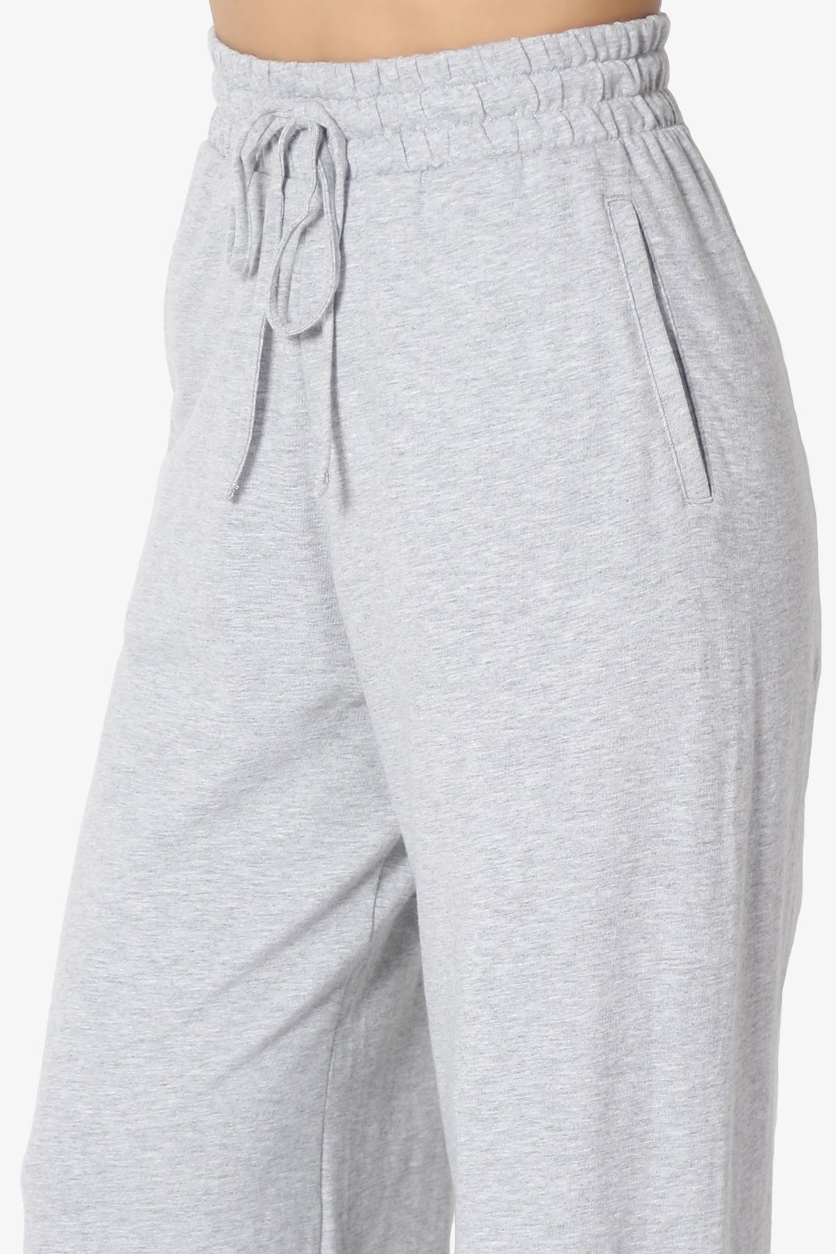 Nia Cotton Terry Wide Leg Track Pants