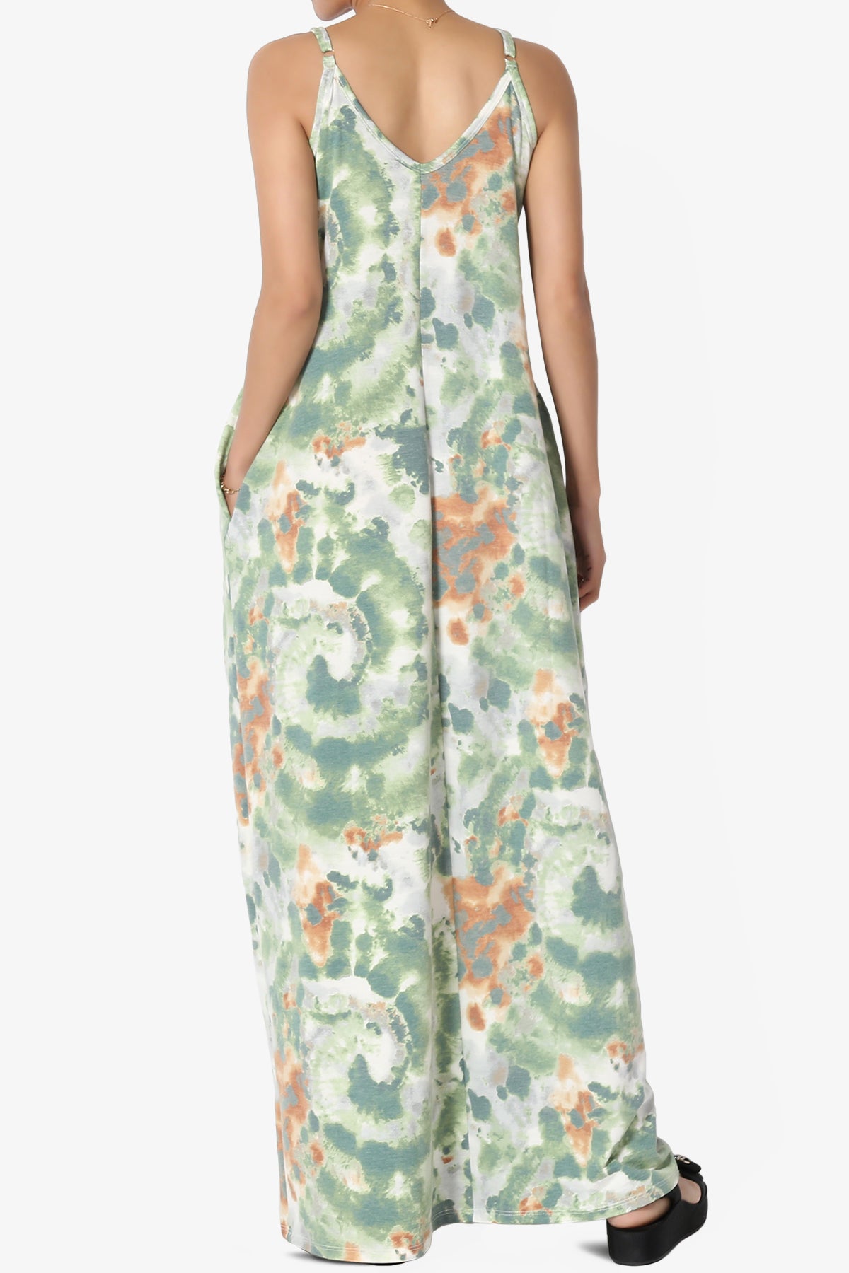 Moira Tie Dye Terry Cami Maxi Dress