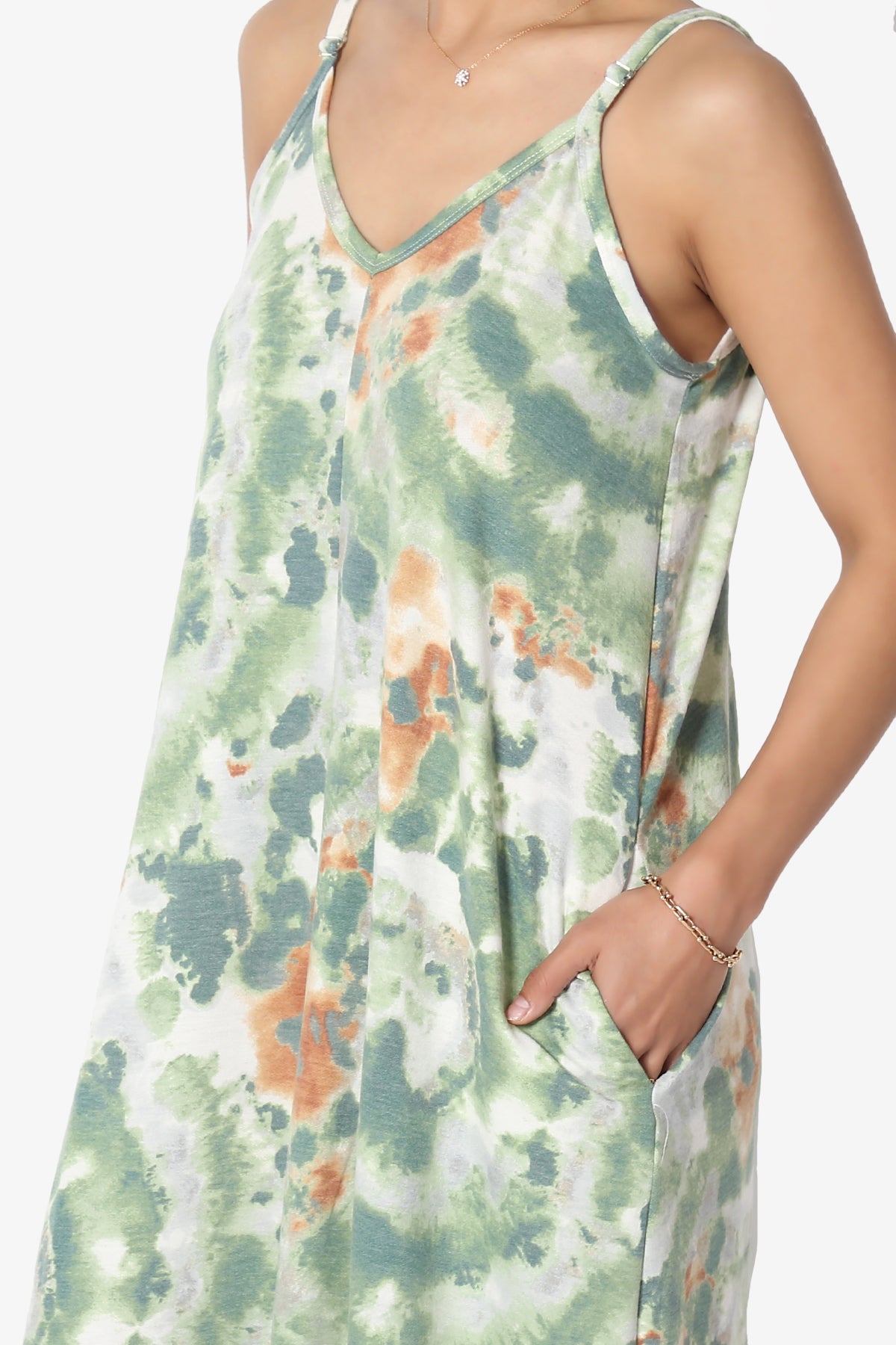 Moira Tie Dye Terry Cami Maxi Dress