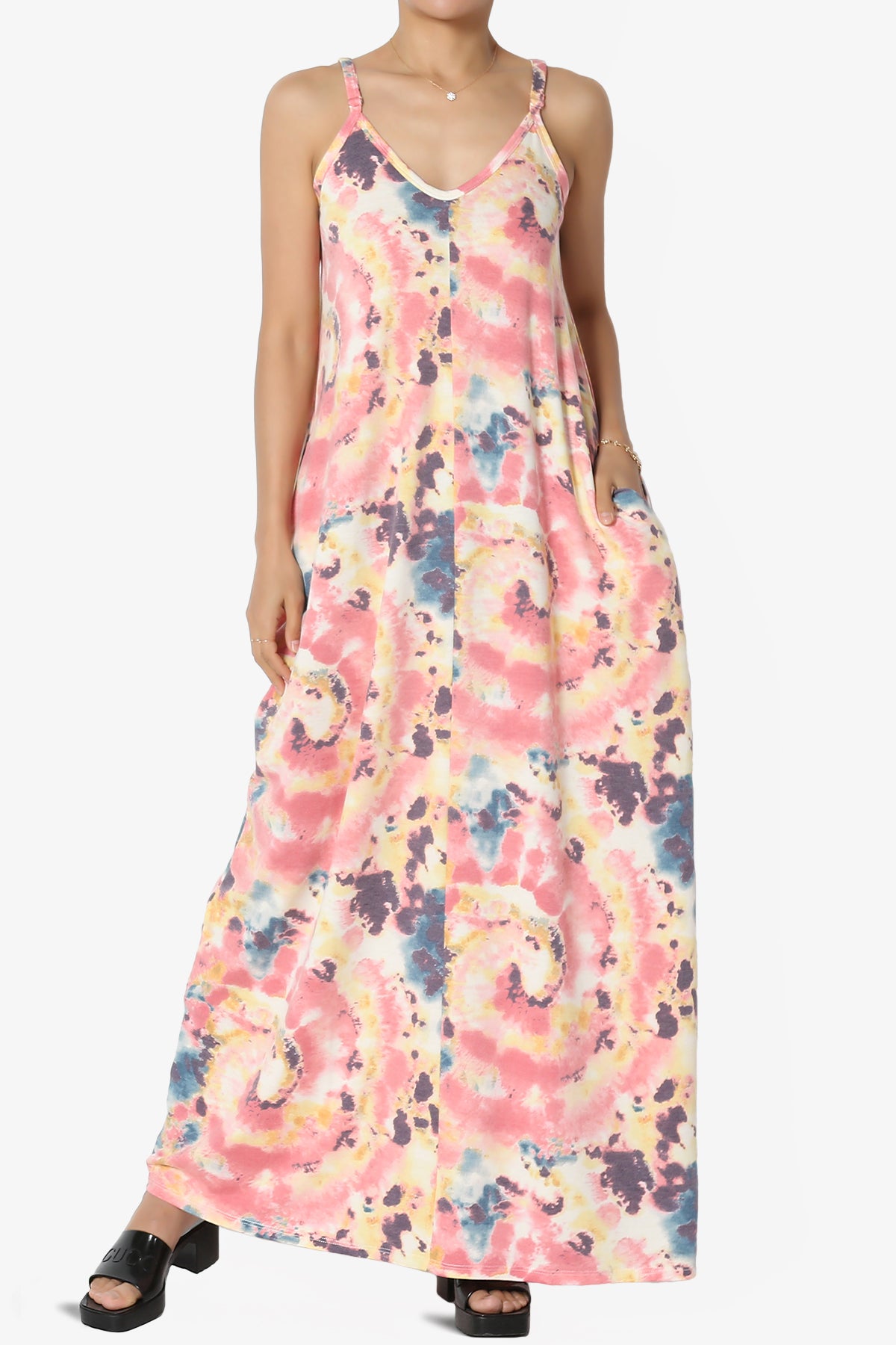 Moira Tie Dye Terry Cami Maxi Dress