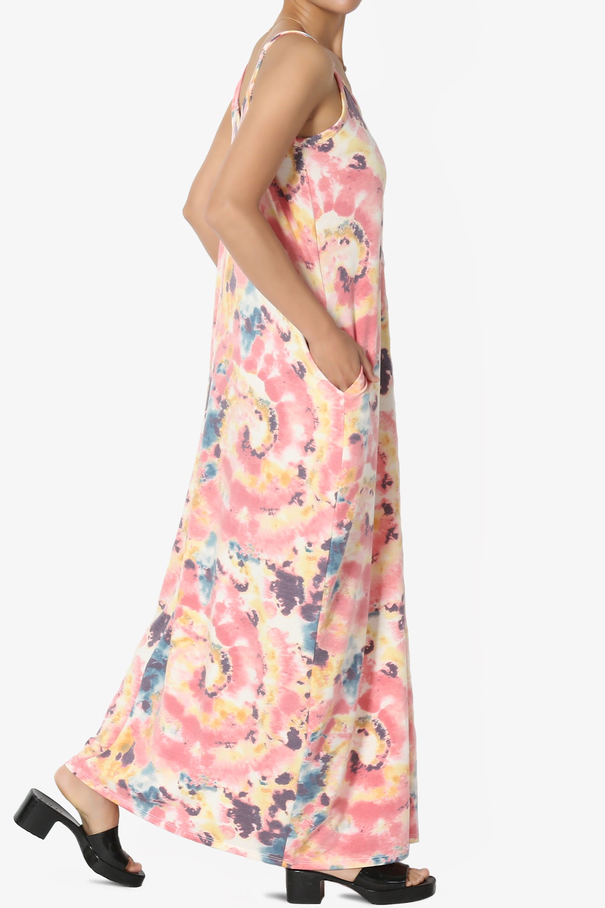 Moira Tie Dye Terry Cami Maxi Dress