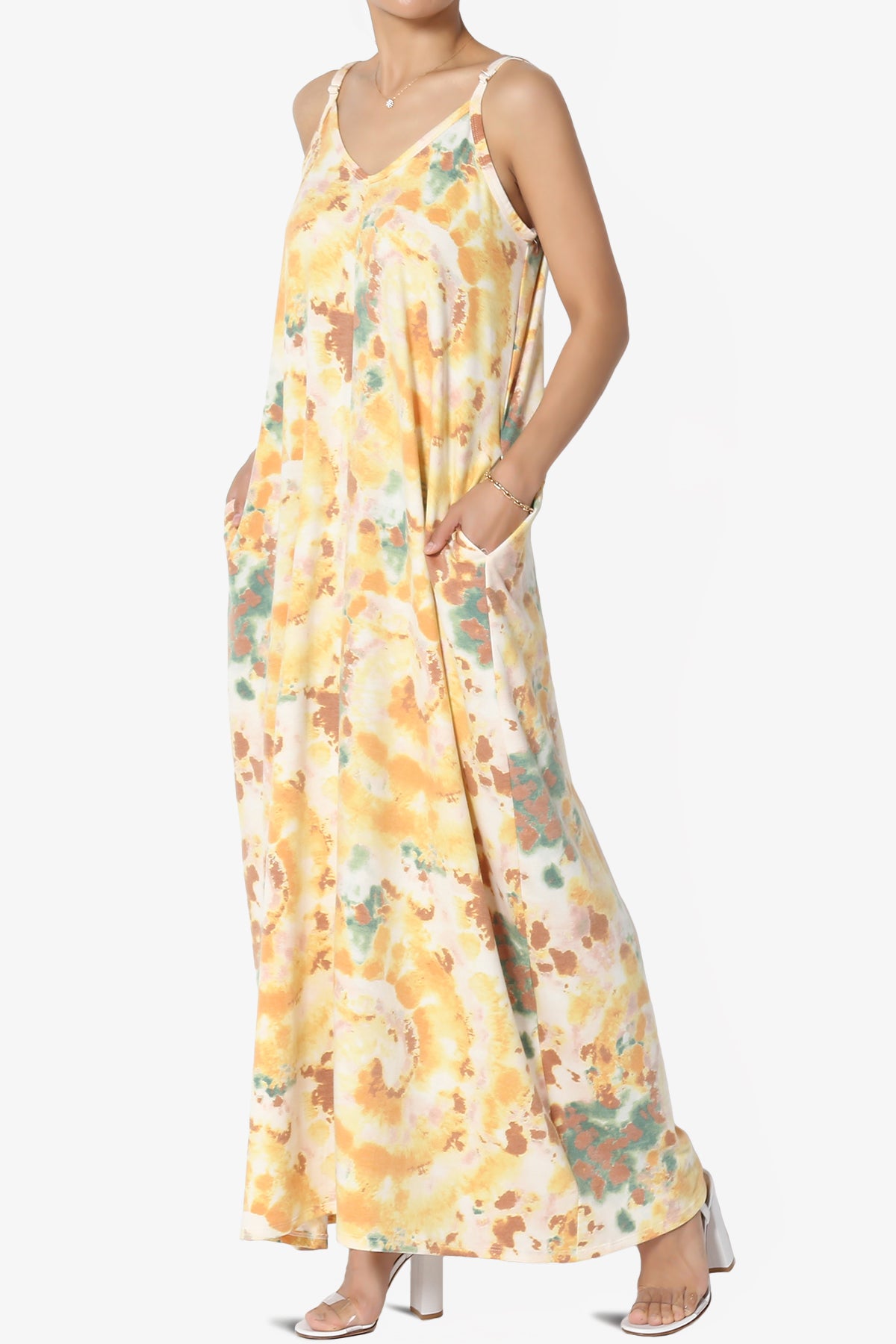 Moira Tie Dye Terry Cami Maxi Dress