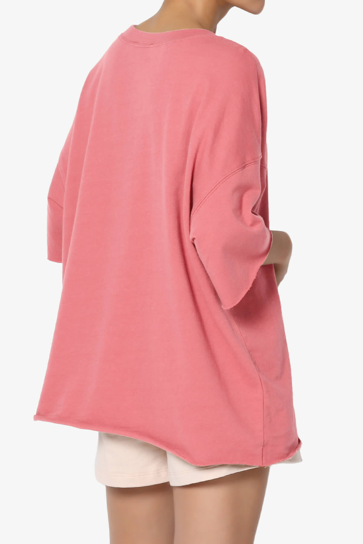 Danube Drop Shoulder Cotton Top DESERT ROSE_4