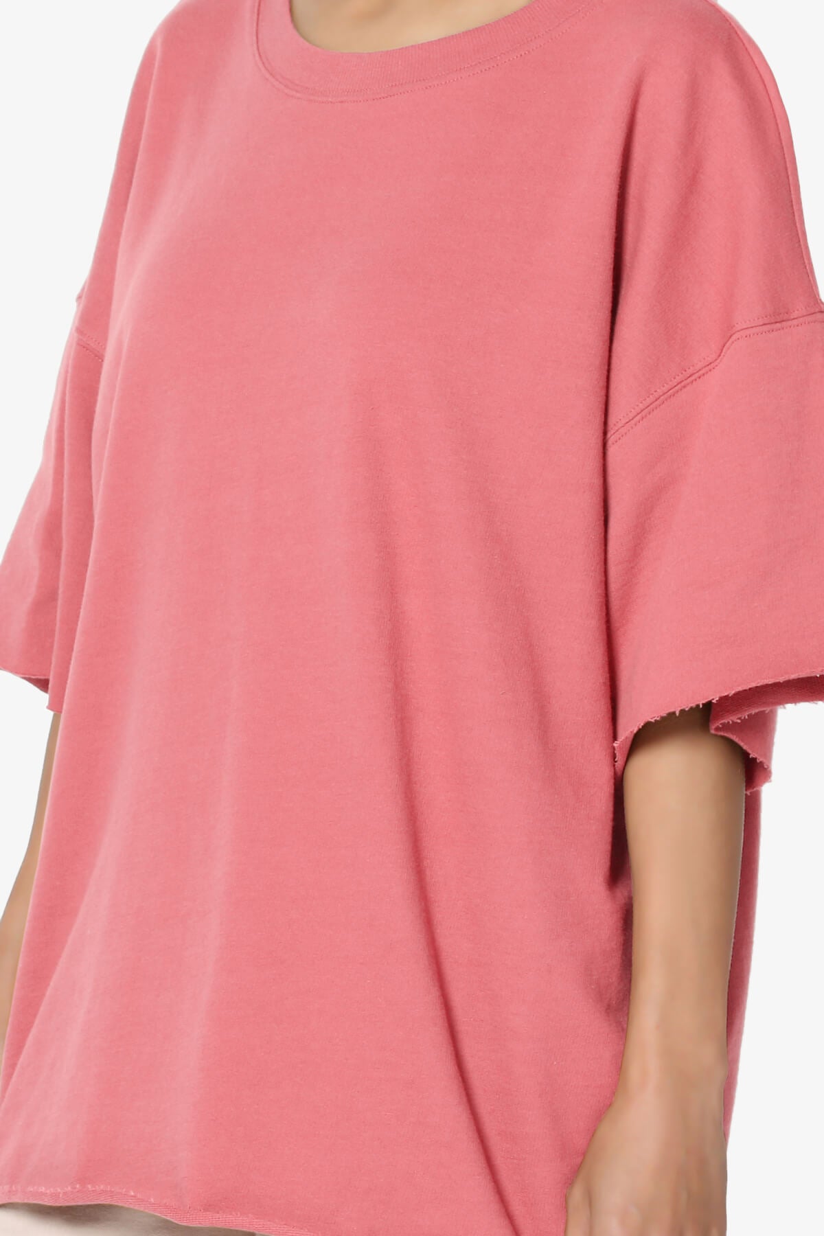 Danube Drop Shoulder Cotton Top DESERT ROSE_5