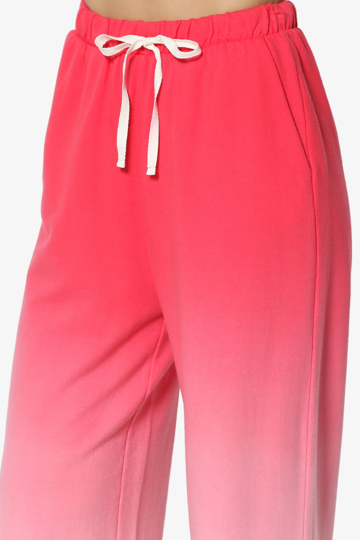 Sarge Dip Dye Raglan Sleeve Top & Lounge Pants SET RED_6