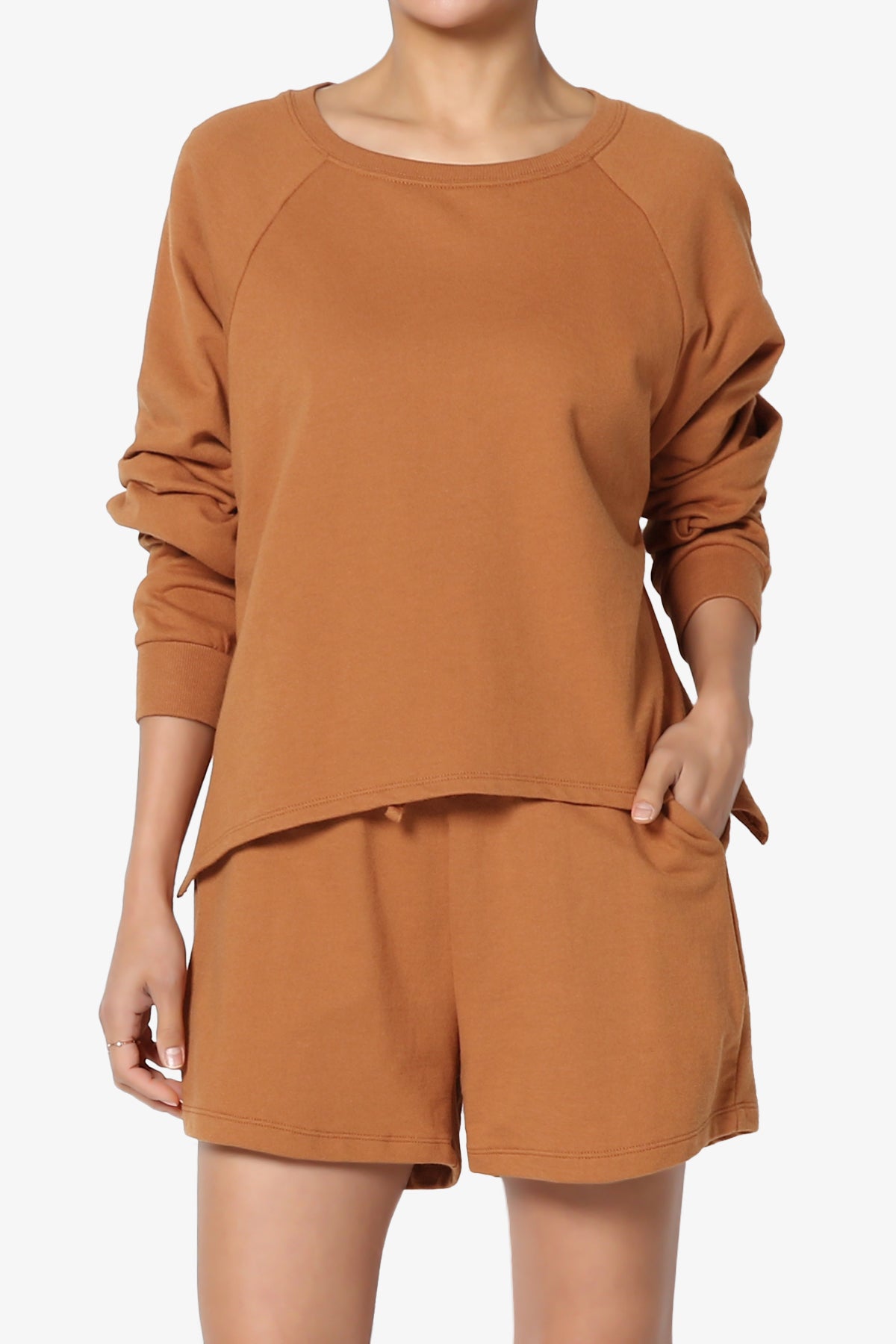 Crusade French Terry Oversized Crop Top & Shorts SET