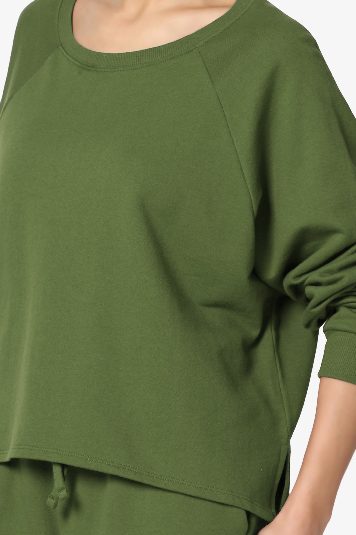 Crusade French Terry Oversized Crop Top & Shorts SET