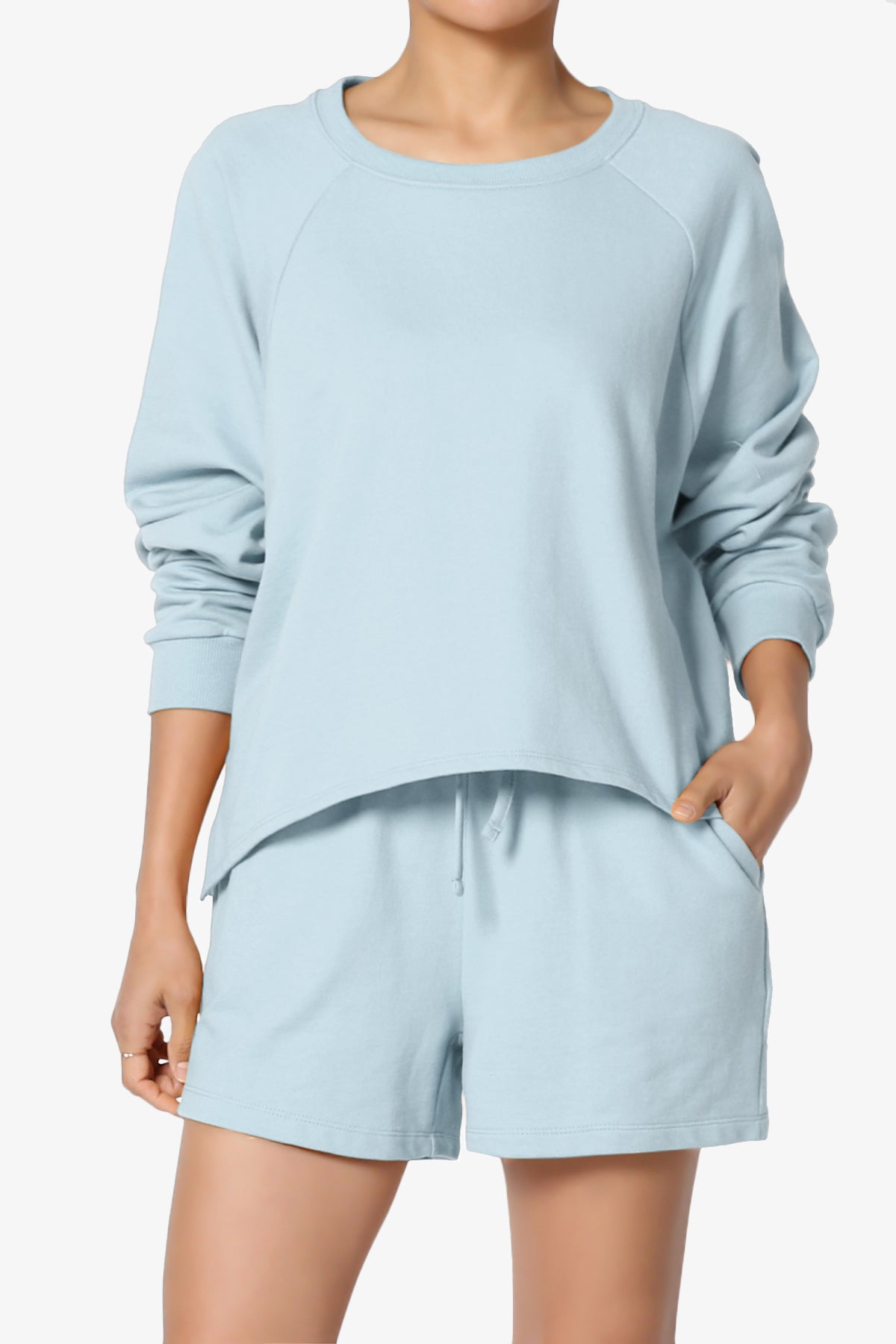 Crusade French Terry Oversized Crop Top & Shorts SET