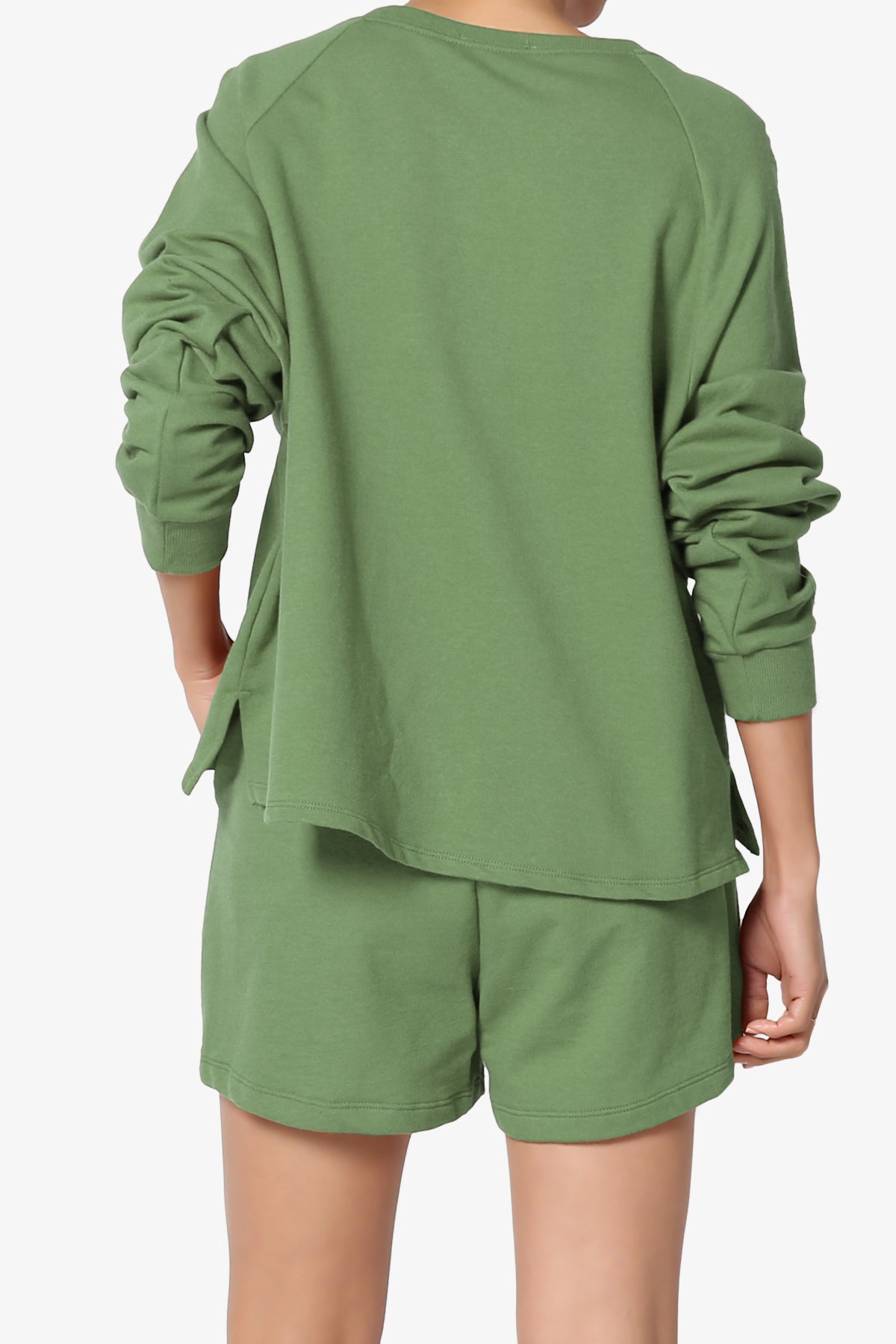 Crusade French Terry Oversized Crop Top & Shorts SET