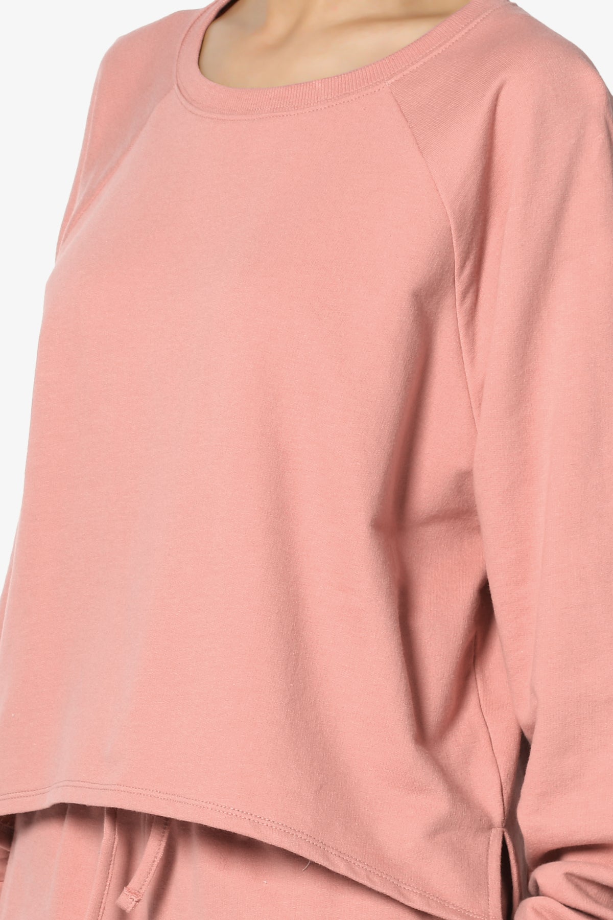 Crusade French Terry Oversized Crop Top & Shorts SET