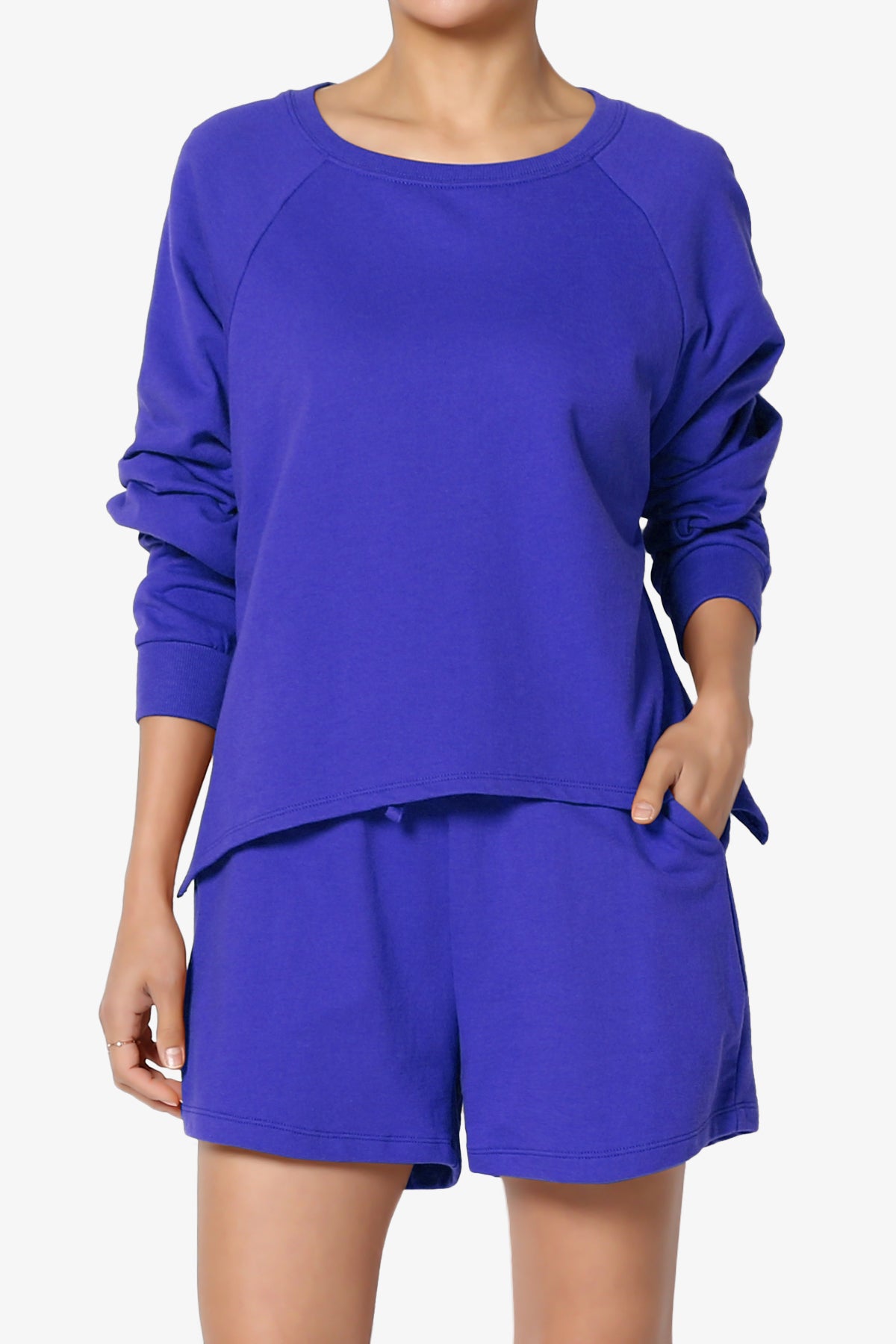 Crusade French Terry Oversized Crop Top & Shorts SET