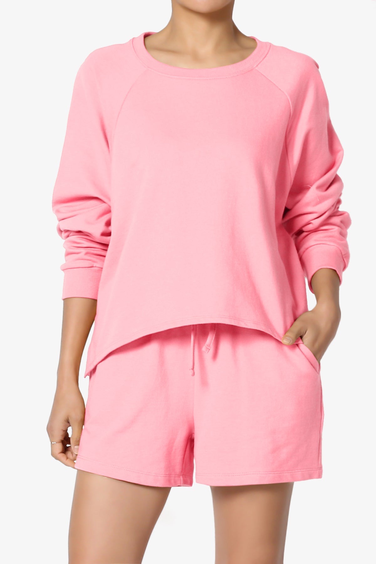 Crusade French Terry Oversized Crop Top & Shorts SET