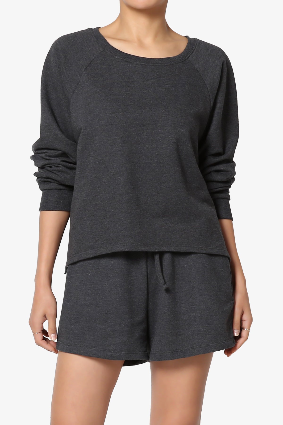 Crusade French Terry Oversized Crop Top & Shorts SET