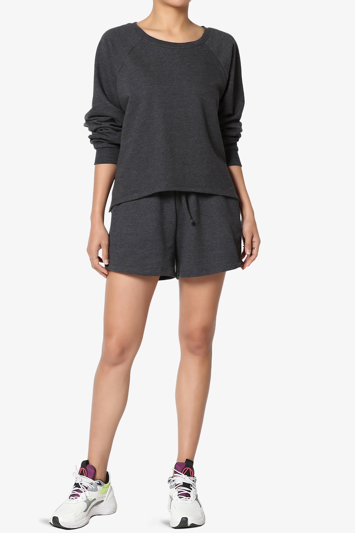 Crusade French Terry Oversized Crop Top & Shorts SET