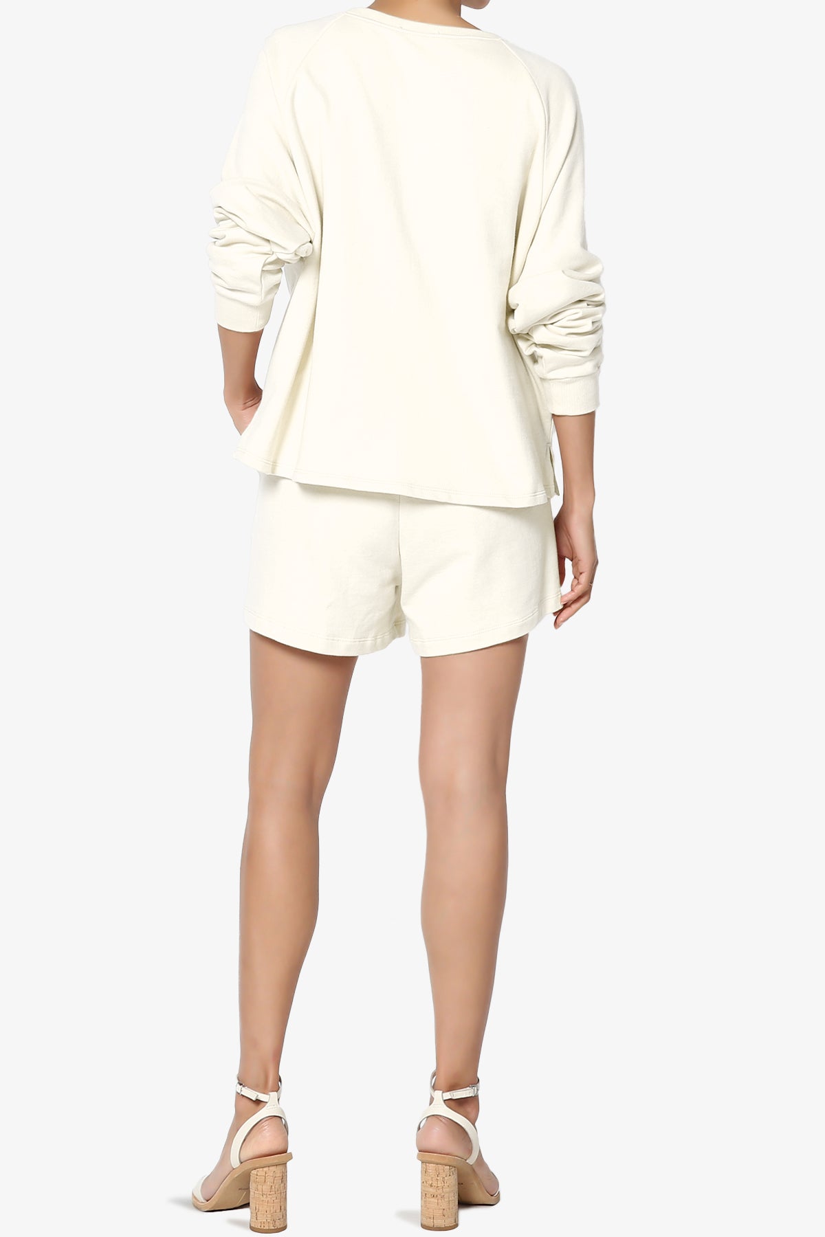 Crusade French Terry Oversized Crop Top & Shorts SET